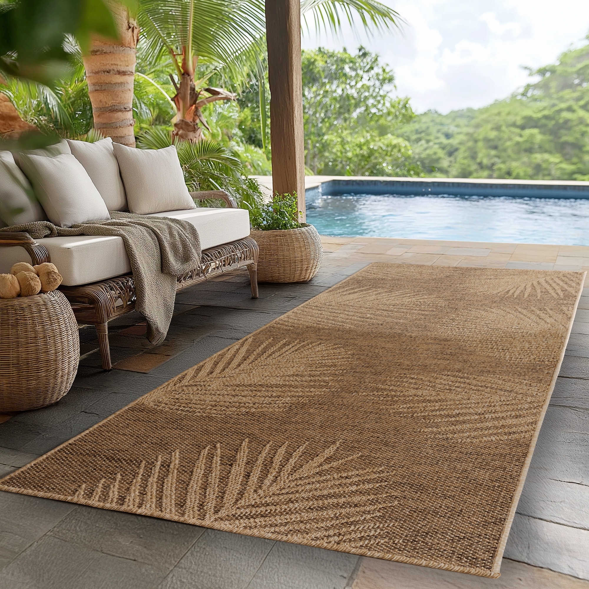 Ayyildiz Teppiche Outdoorteppich »TIMBER 1403«, rechteckig, 5 mm Höhe günstig online kaufen