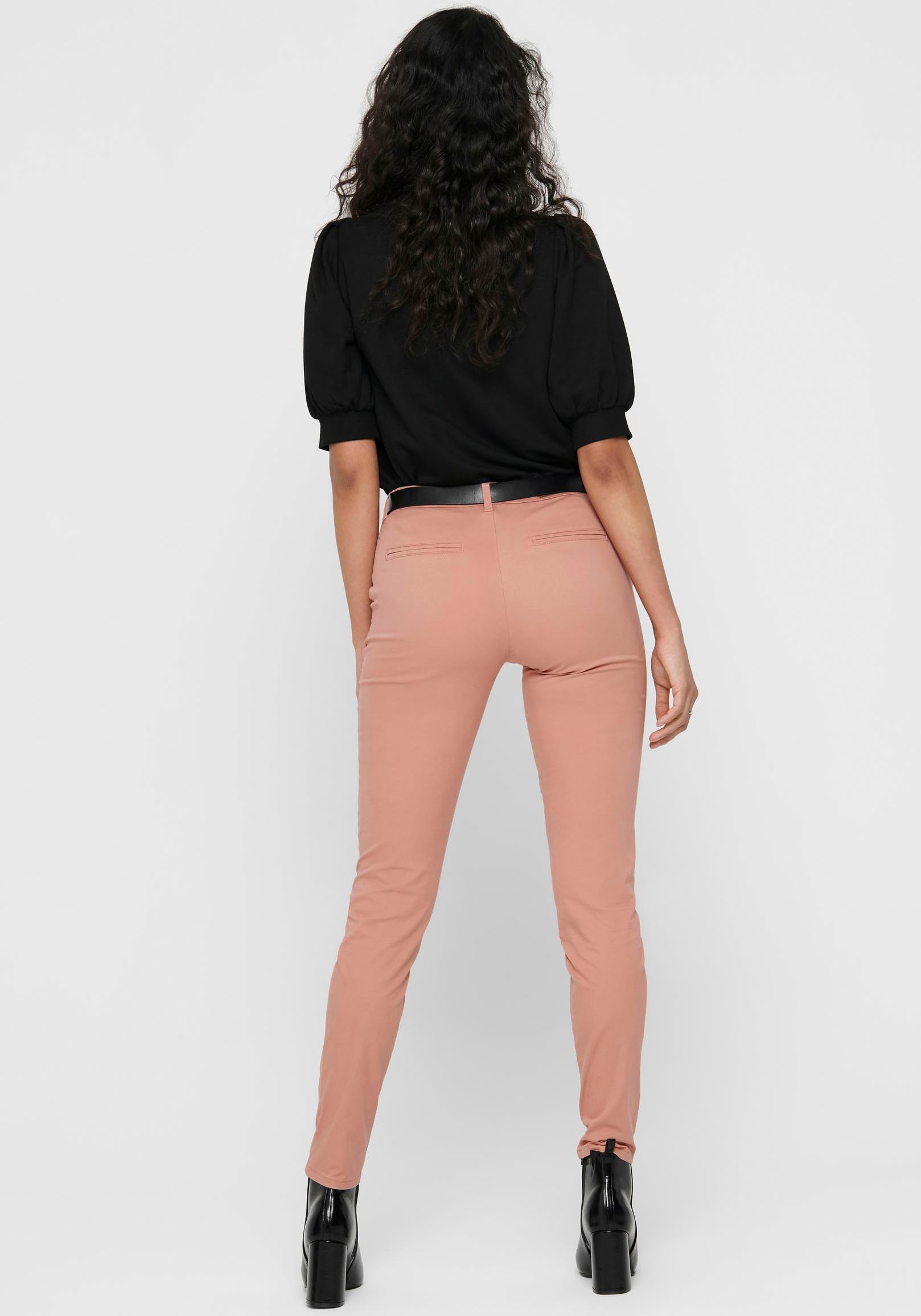 ONLY Chinohose »ONLPARIS REG CHINO PANT«  gepflegte Hose mit schmaler Beinform