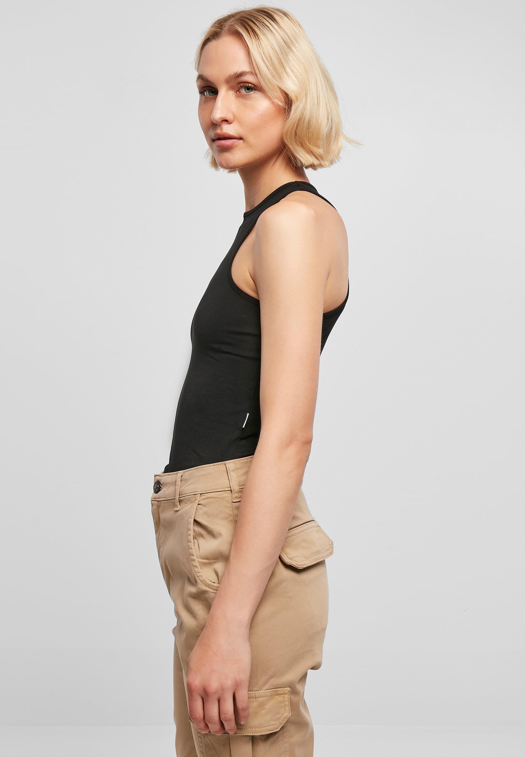 URBAN CLASSICS Body »Urban Classics Damen Ladies Organic Stretch Asymmetric Body«