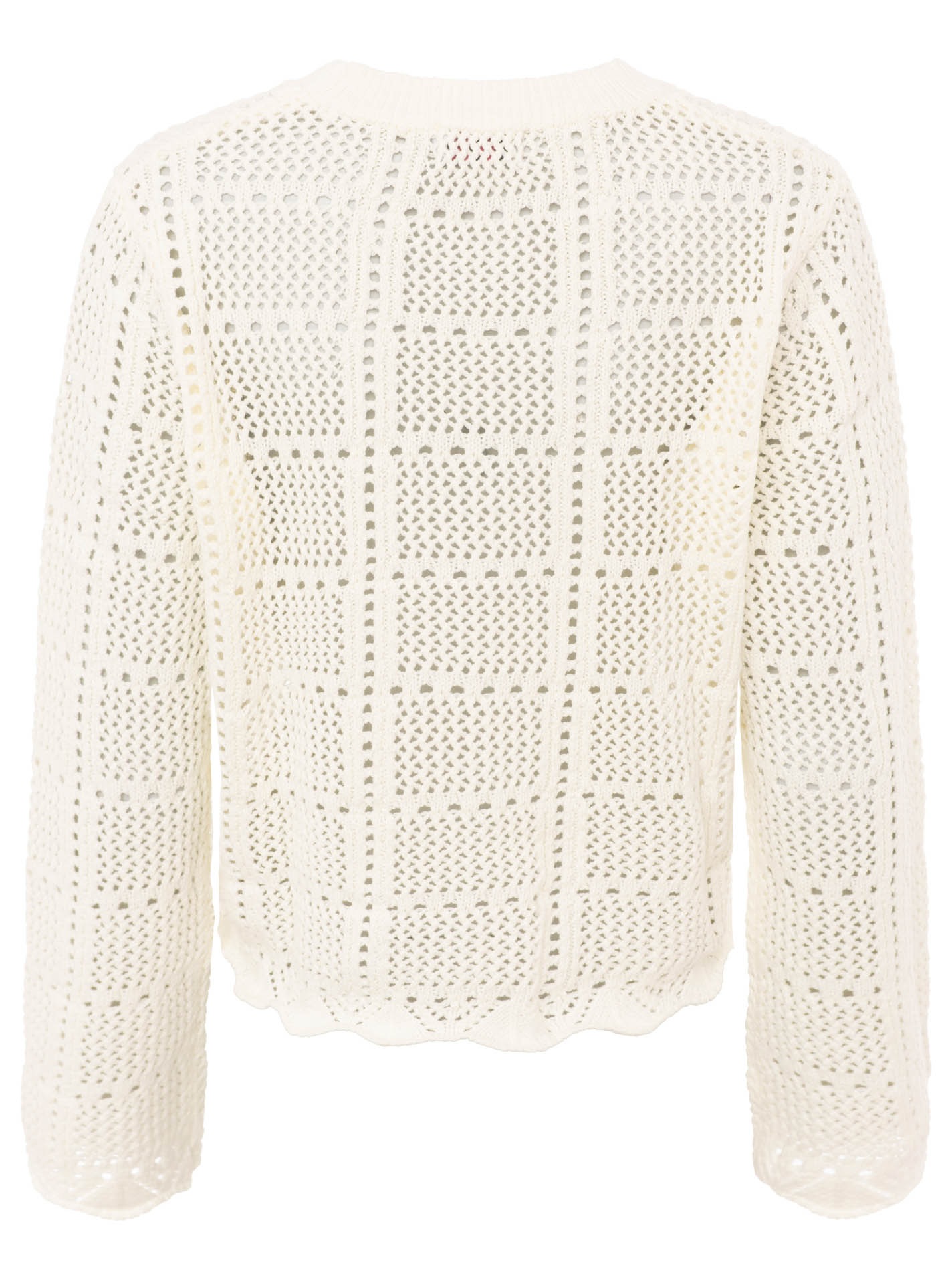 Zwillingsherz Strickpullover »"Lochstrick"« mit Lockstrickmotiv