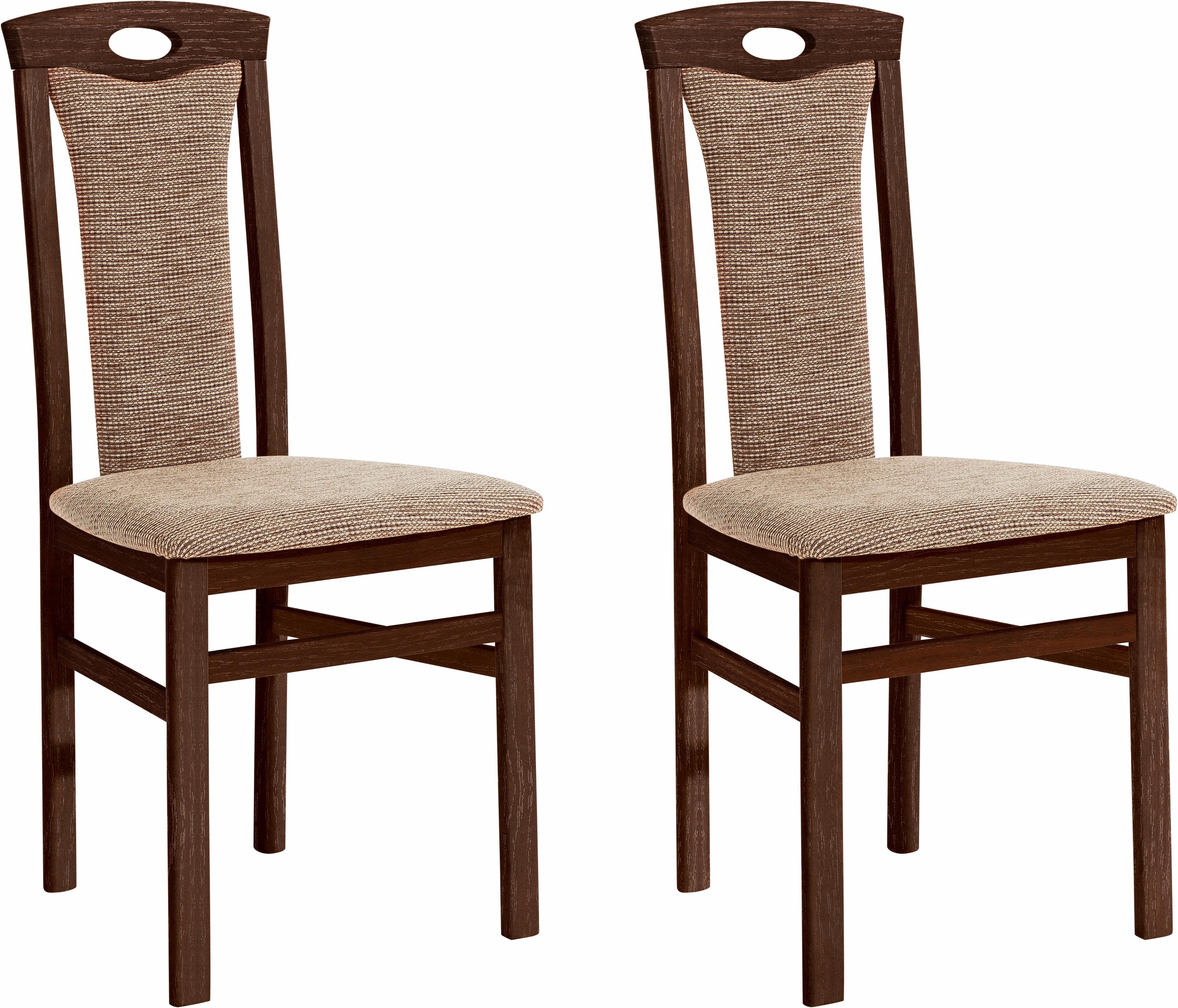 Home affaire 4-Fußstuhl »Kasia«, (Set), 2 St., Struktur günstig online kaufen