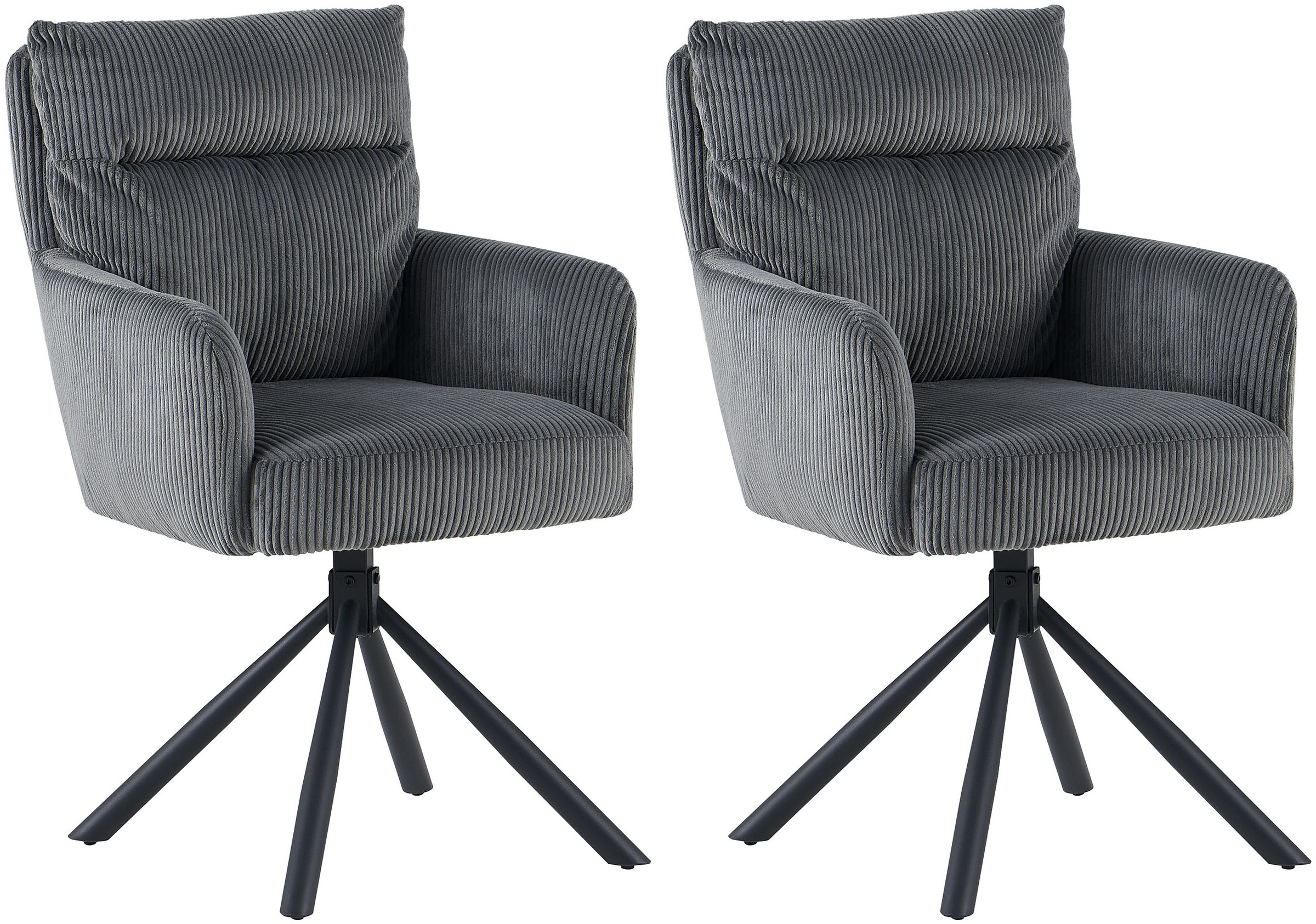 OTTO home Esszimmerstuhl »Justin« (Set) 2 Stk.gemütlicher Sessel mit Tasche günstig online kaufen