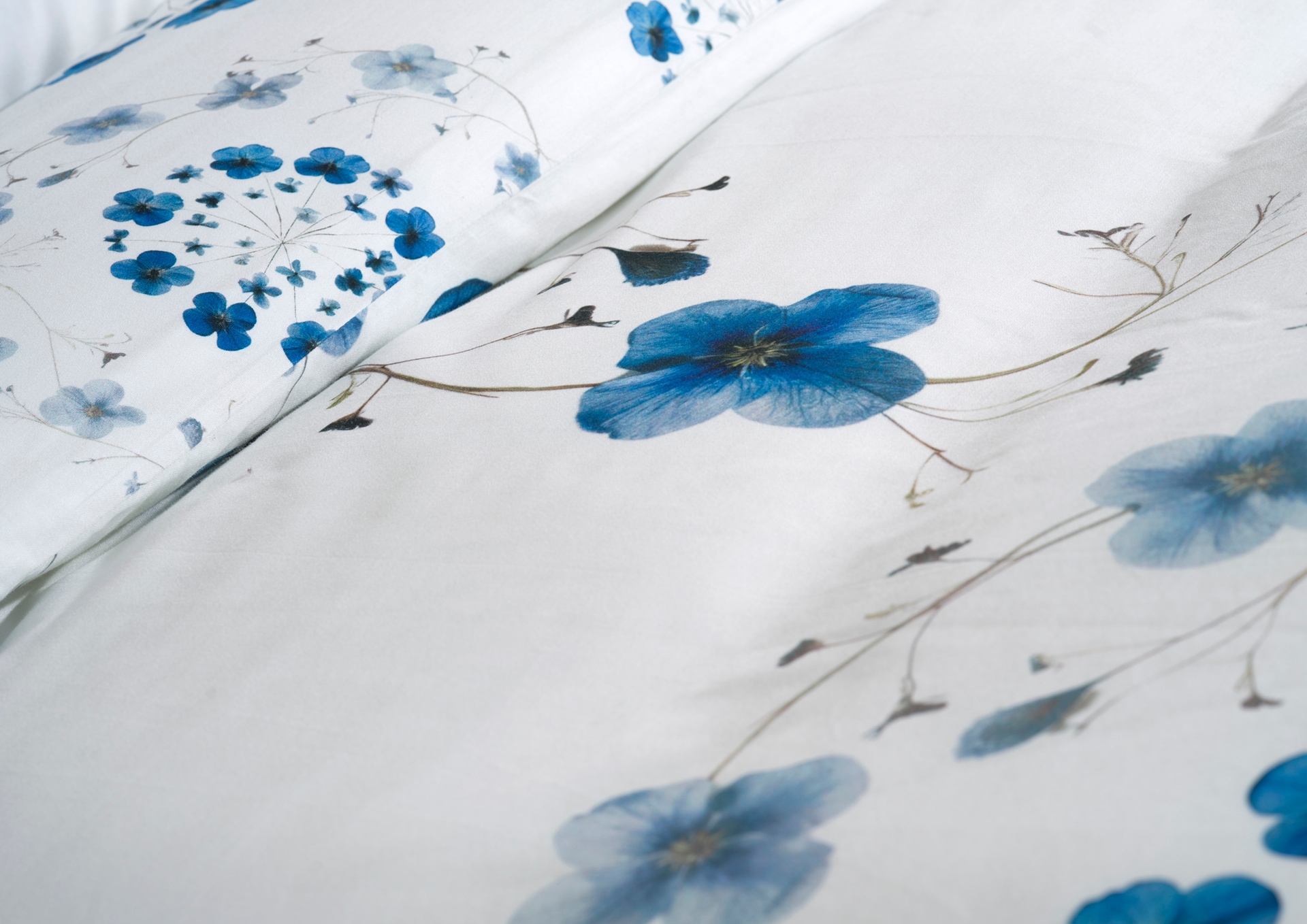 Heckett & Lane Bettwäsche »Heckettlane Bettwäsche Zoe« 2 Bettwäsche aus 100% Baumwolle, hochwertige Mako-Satin, ab 135x200 cm.