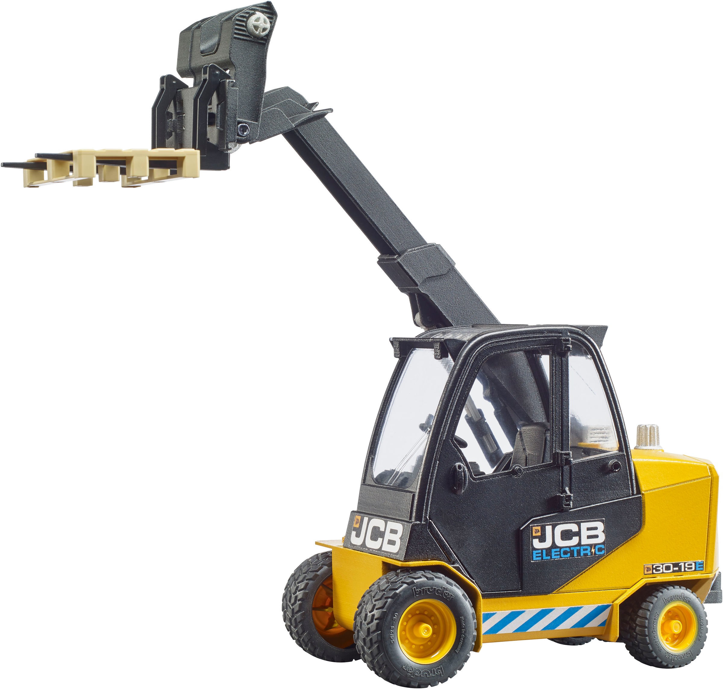 Bruder® Spielzeug-Radlader »JCB Teletruk mit Palette (02512)« Made in Europe