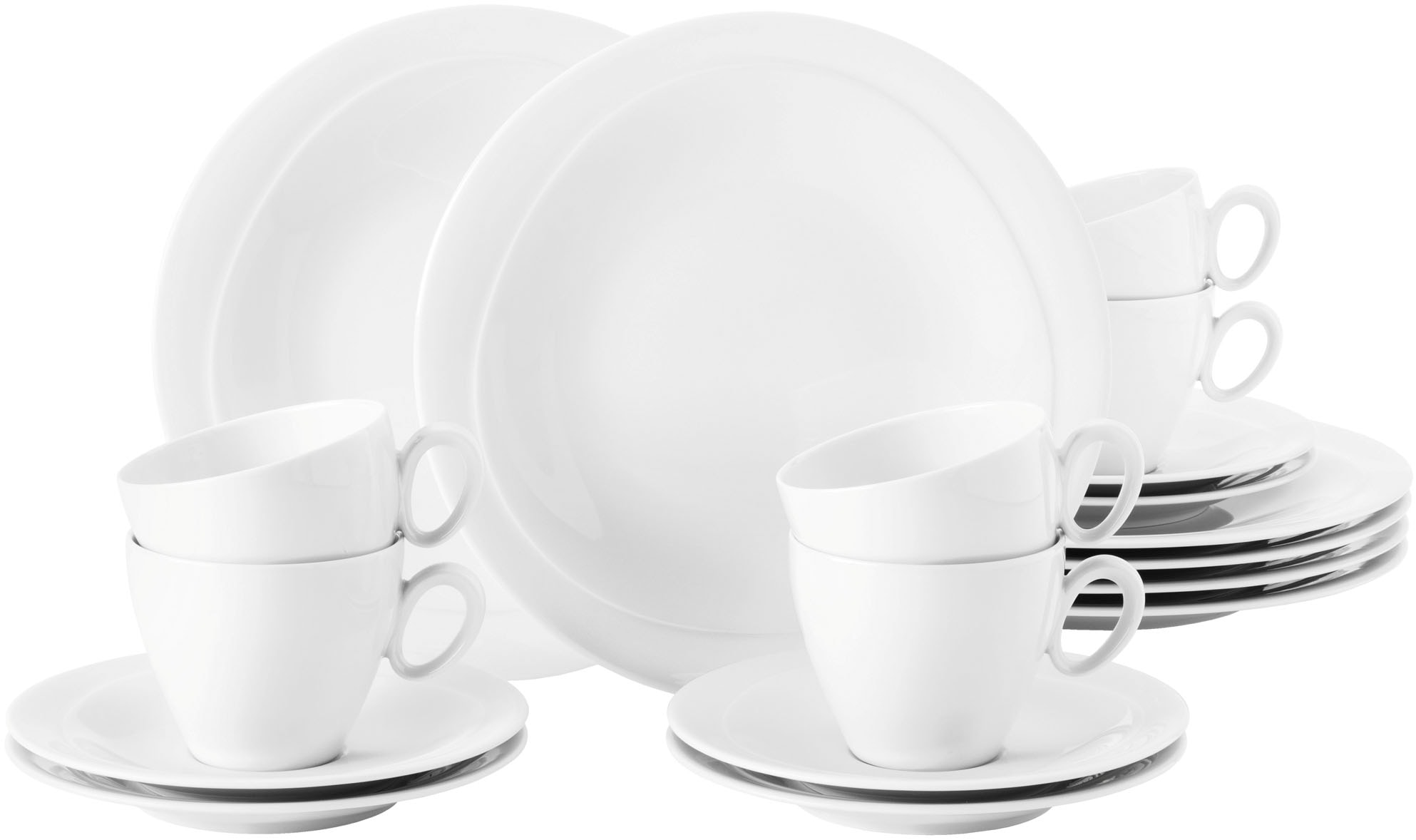 Seltmann Weiden Kaffeeservice »Geschirr-Set, Service Trio«, (Set, 18 tlg.), günstig online kaufen