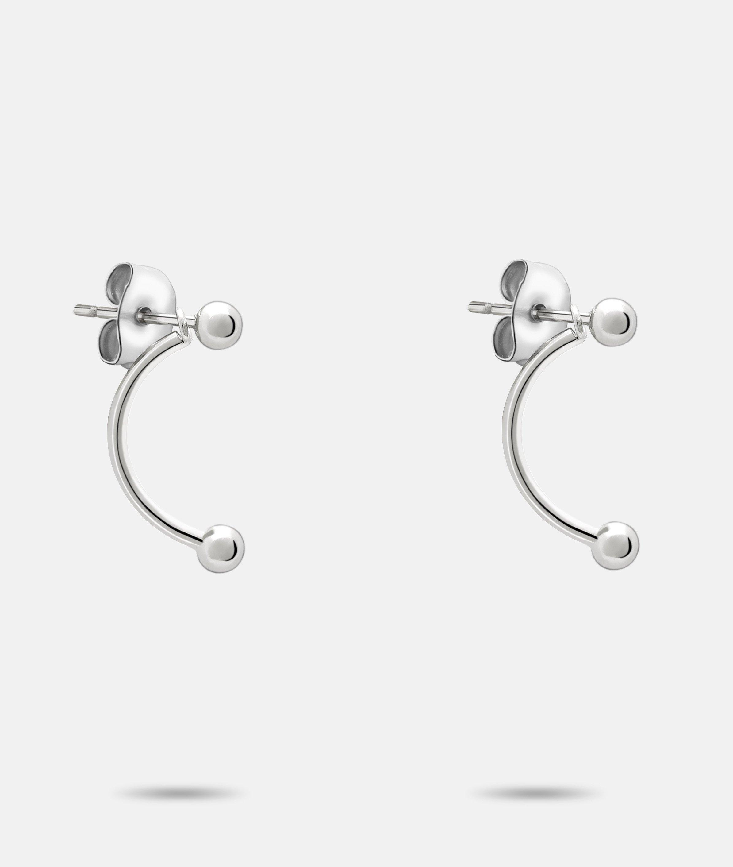 Liebeskind Berlin Paar Creolen »Schmuck Geschenk Edelstahl Ohrringe The Berlin Style«, Einhänger abnehmbar