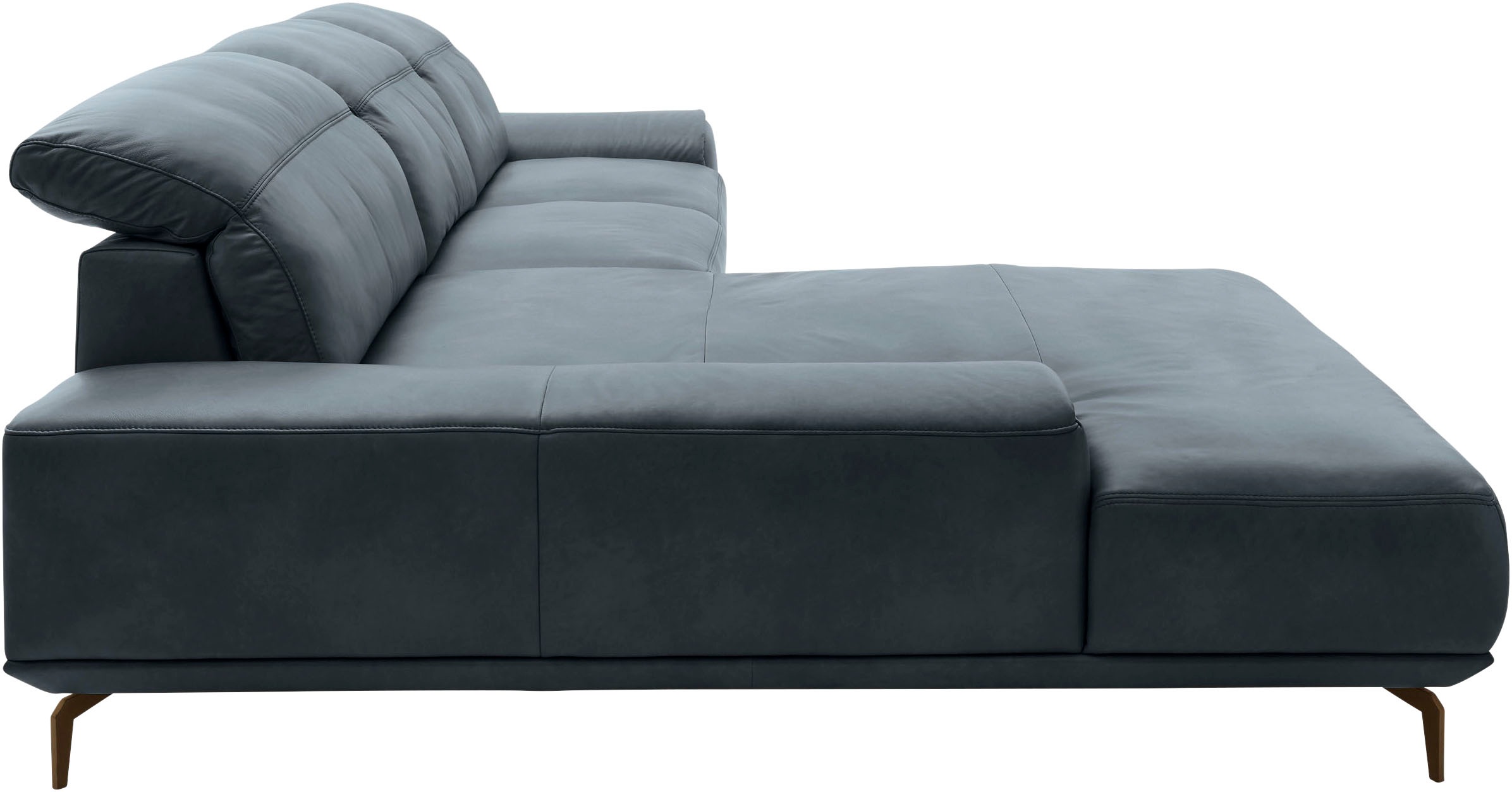 Musterring Wohnlandschaft »MR 2490«, Bronze-Fuß Sitzhöhe 46cm, wahlweise mit Funktionen, Maße 342 x 207 cm