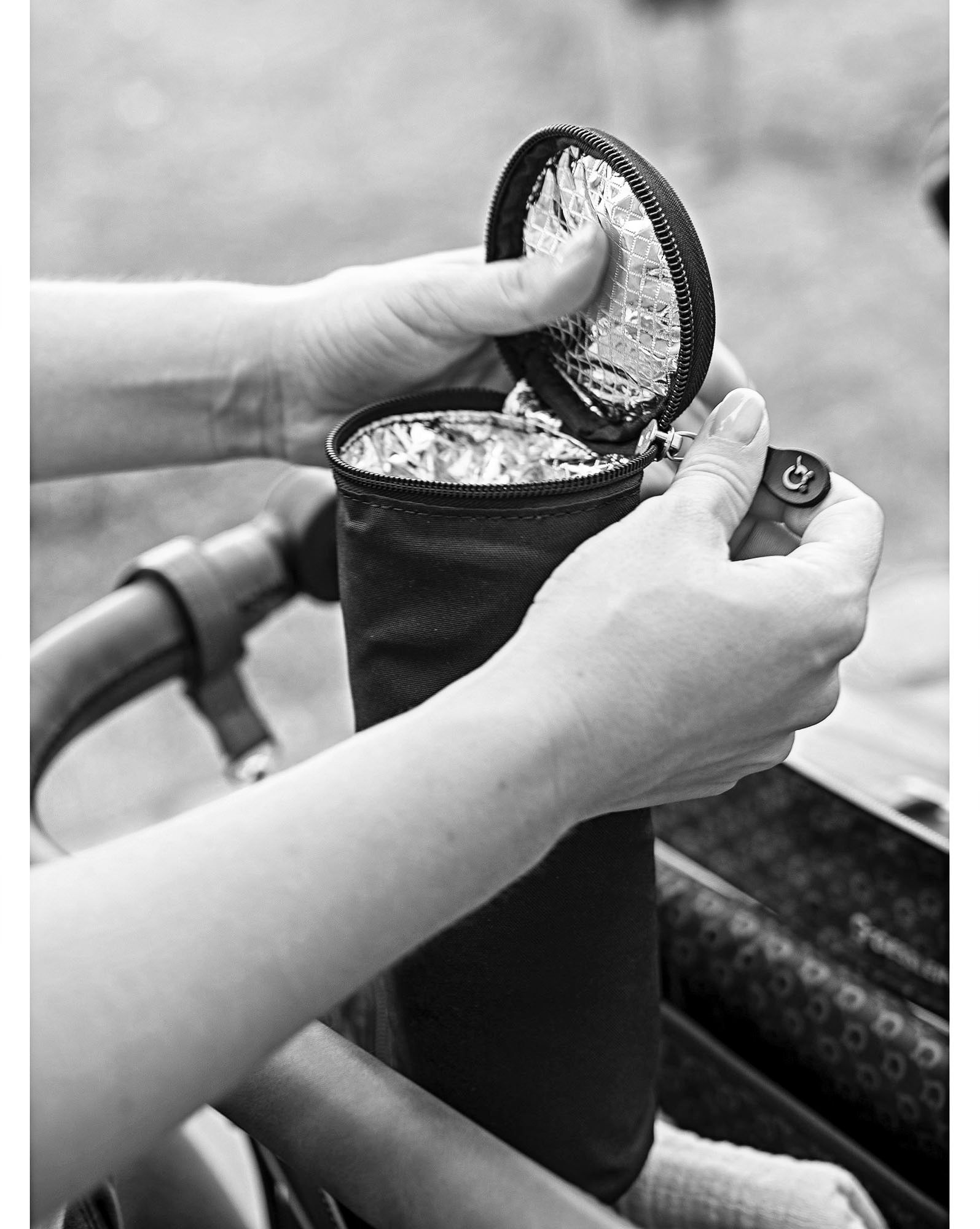 Gesslein Wickeltasche »N°5, beere«, mit Wickelauflage und Flaschenhalter, Made in Germany