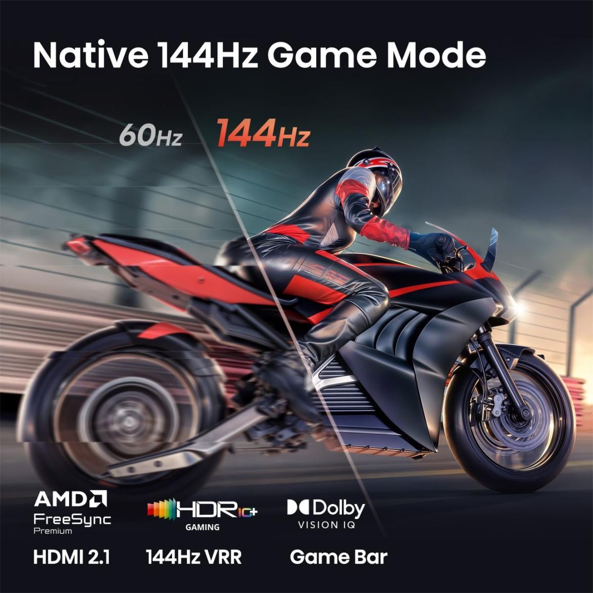 Hisense QLED-Fernseher »65U7DSE« 164 cm/65 ″ Smart-TV