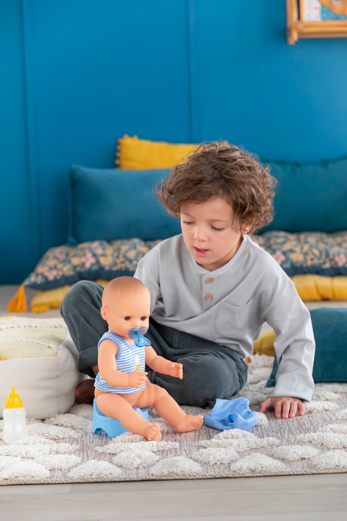 Corolle® Babypuppe »Mon Grand Poupon, Paul Trink+Näss Badebaby«, mit Vanilleduft