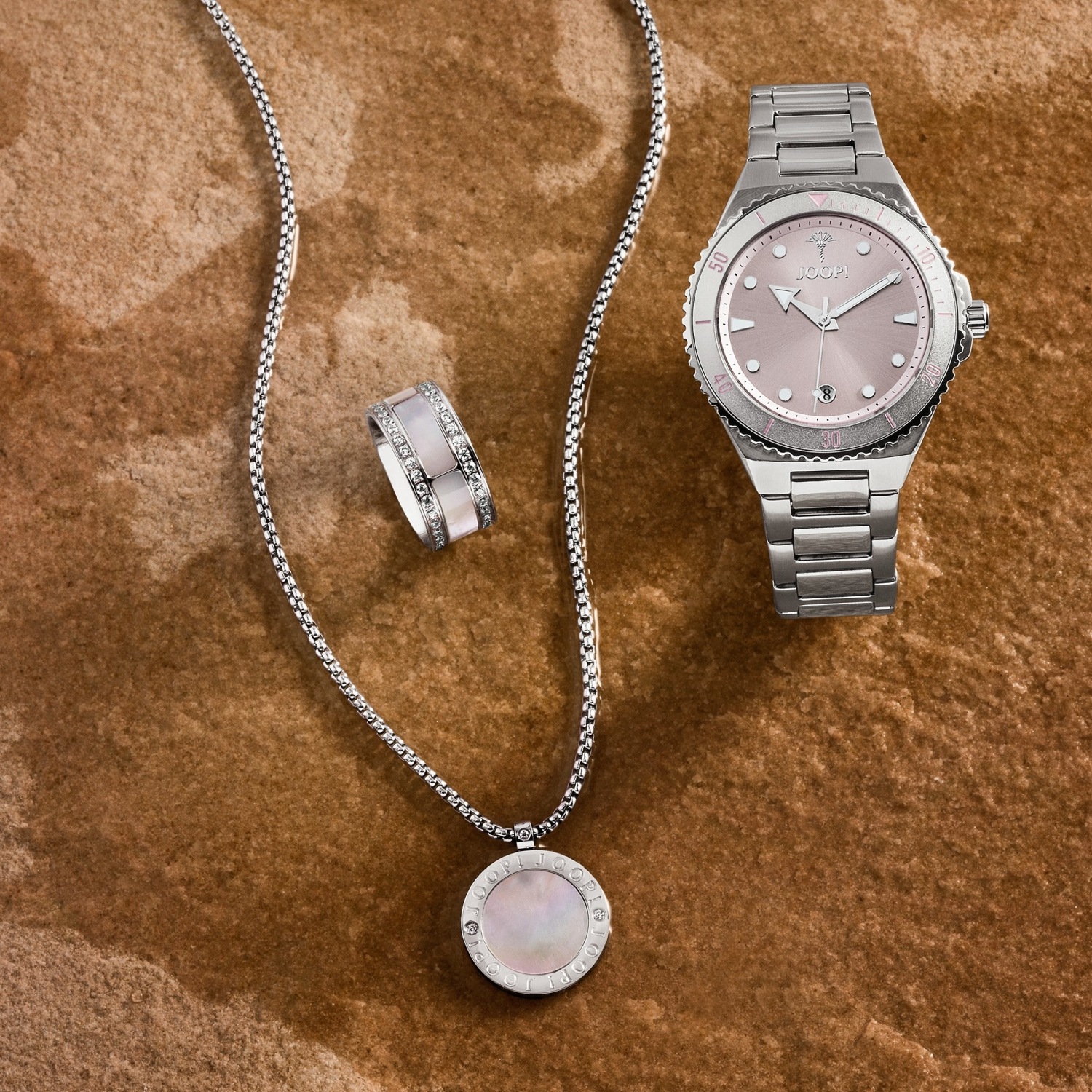 JOOP! Fingerring »2039778/-79/-80«, mit Zirkonia (synth.)