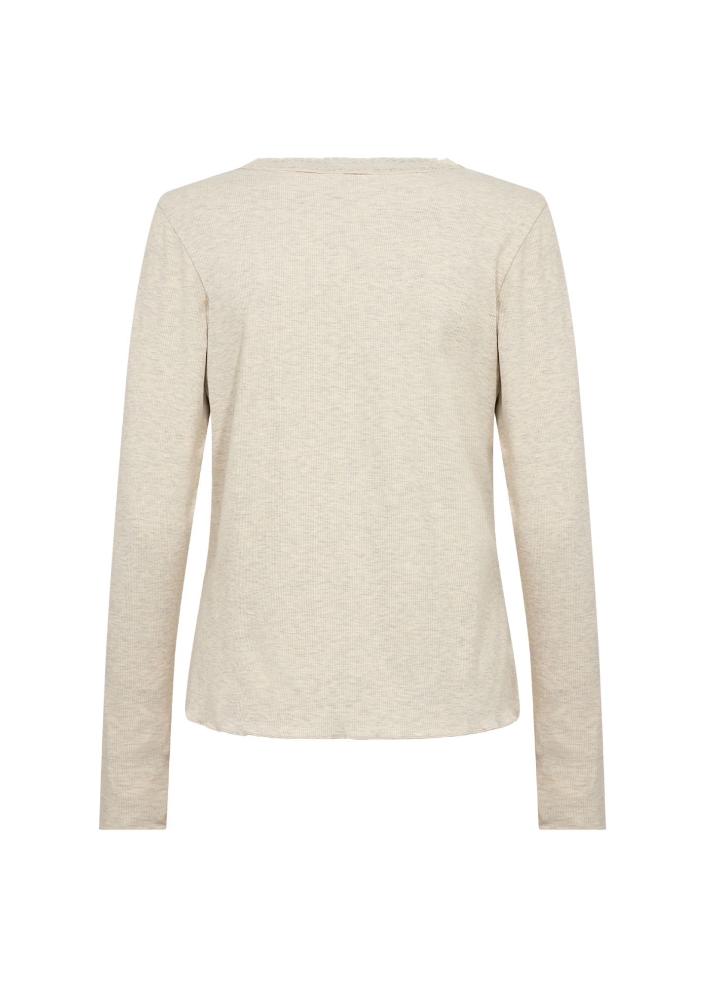 soyaconcept Langarmshirt »SC-CHANILLA 5« Baumwollmischung, Spitze