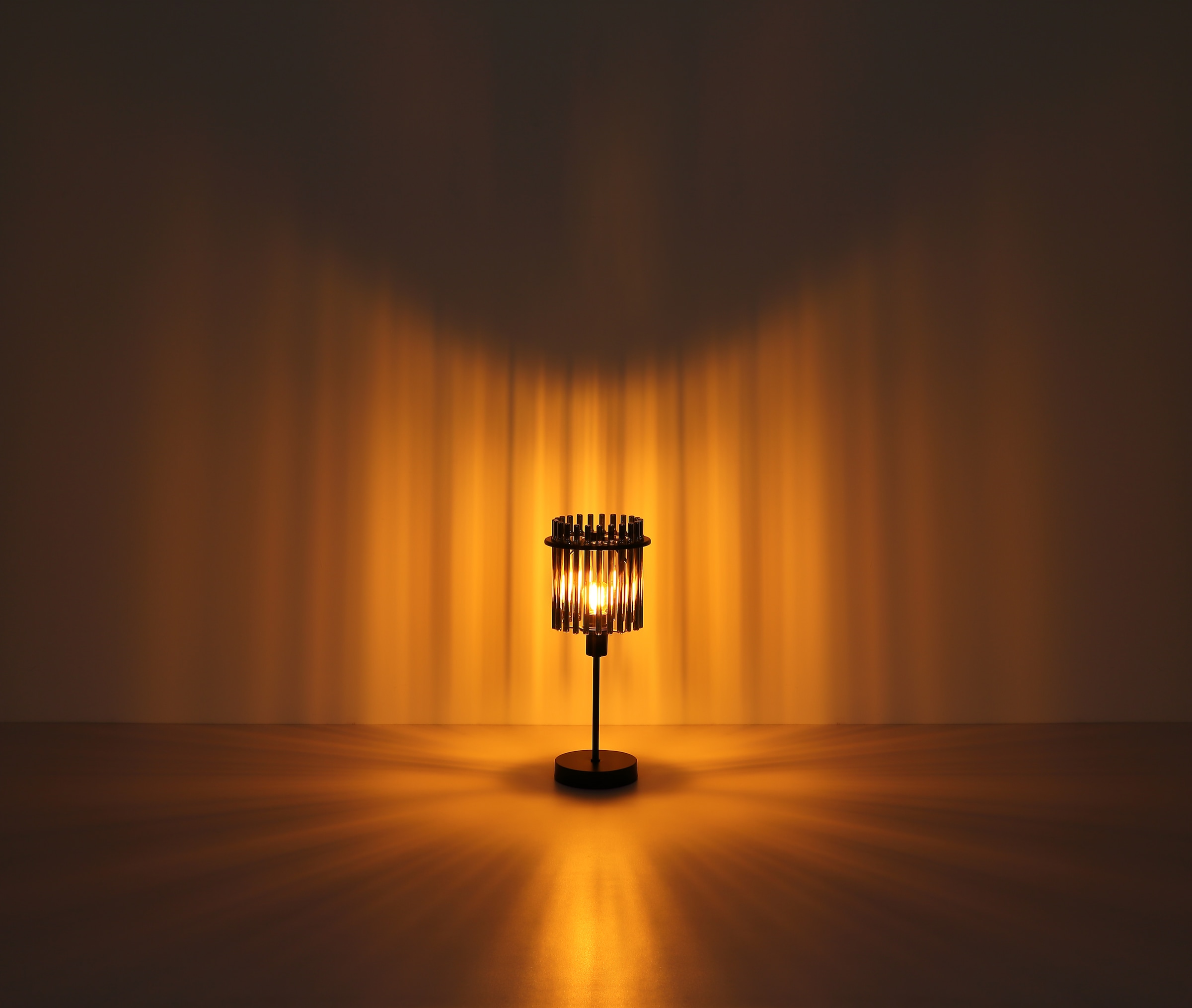 GLOBO LIGHTING Deckenleuchte »GORLEY«, Leuchtmittel E14 | ohne Leuchtmittel, Deckenleuchte/Glasstäbe/Glas brombeerfarben/Wohnzimmer/Esszimmer