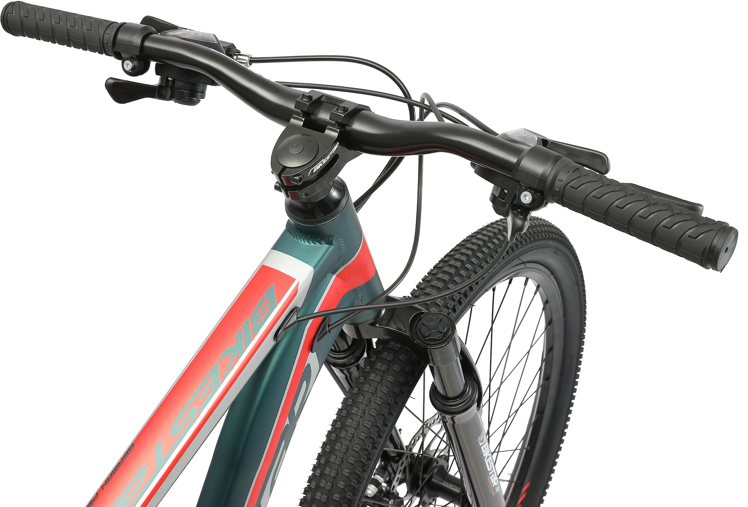 Bikestar Mountainbike, 21 Gang, Shimano, RD-TY300 Schaltwerk, Kettenschaltung, für Damen und Herren, Kettenschaltung