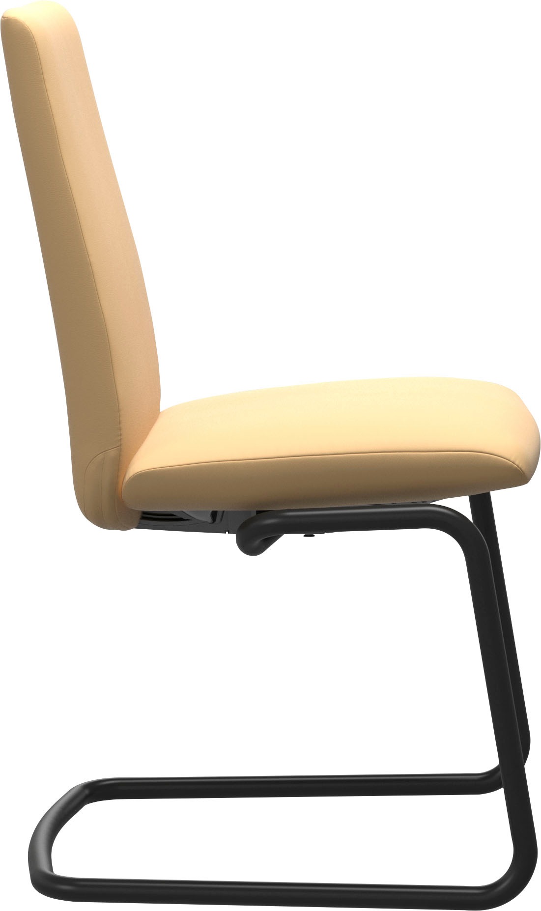 Stressless® Polsterstuhl »Laurel«, Leder BATICK, Low Back, Größe M, mit Beinen aus Stahl in Schwarz matt