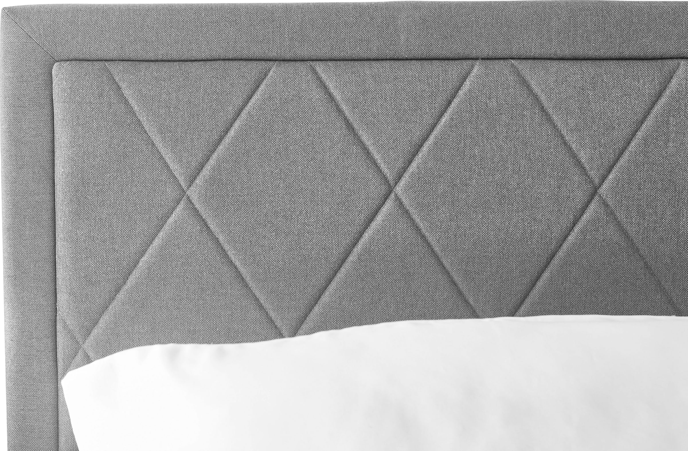 ATLANTIC home collection Boxbett »Helen« Tonnentaschenfederkern-Matratze und Topper, wahlweise mit Bettkasten