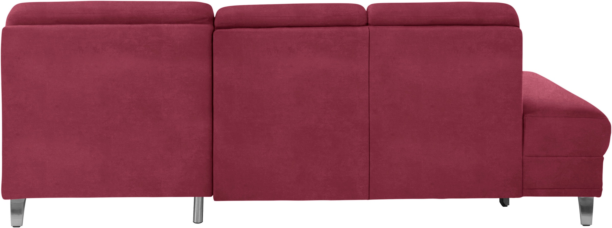 sit&more Ecksofa »Clio L-Form«, wahlweise mit Bettfunktion oder Vorziehsitz und Bettkasten, Federkern
