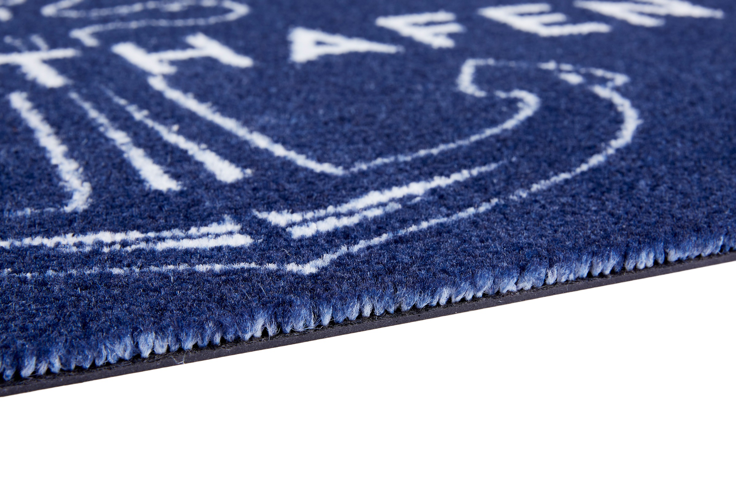 ASTRA Fußmatte »DecoBrush 1630«, rechteckig, 7 mm Höhe, Schmutzfangmatte, mit Spruch, In -und Outdoor geeignet