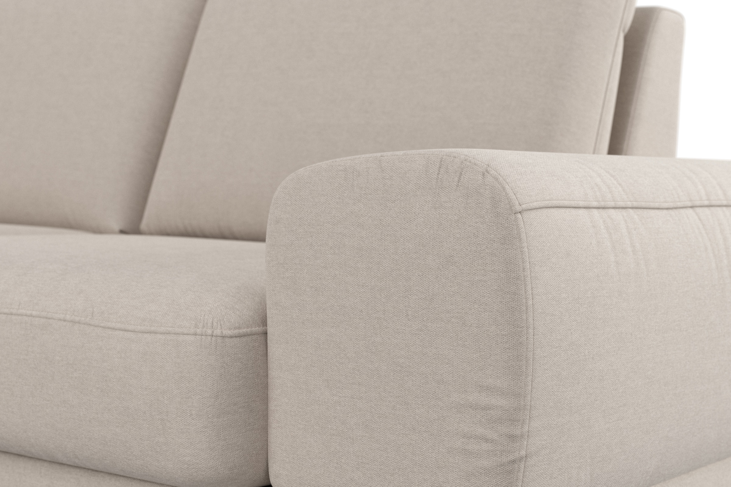 sit&more Ecksofa »Cinturo L-Form«, inklusive Sitztiefenverstellung und Federkern, Sitzhöhe 48 cm