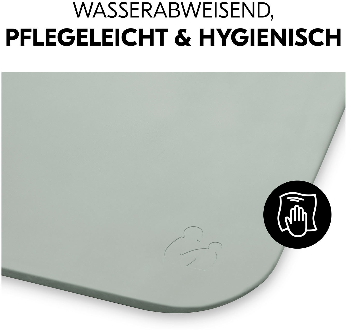Hauck Wickelauflage »Change N Clean, Sage«