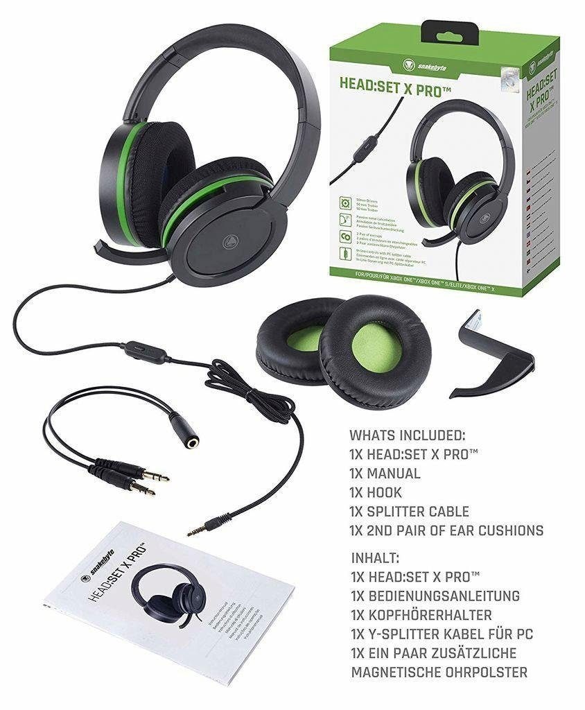 Snakebyte Headset »Head:Set X Pro™«, Rauschunterdrückung