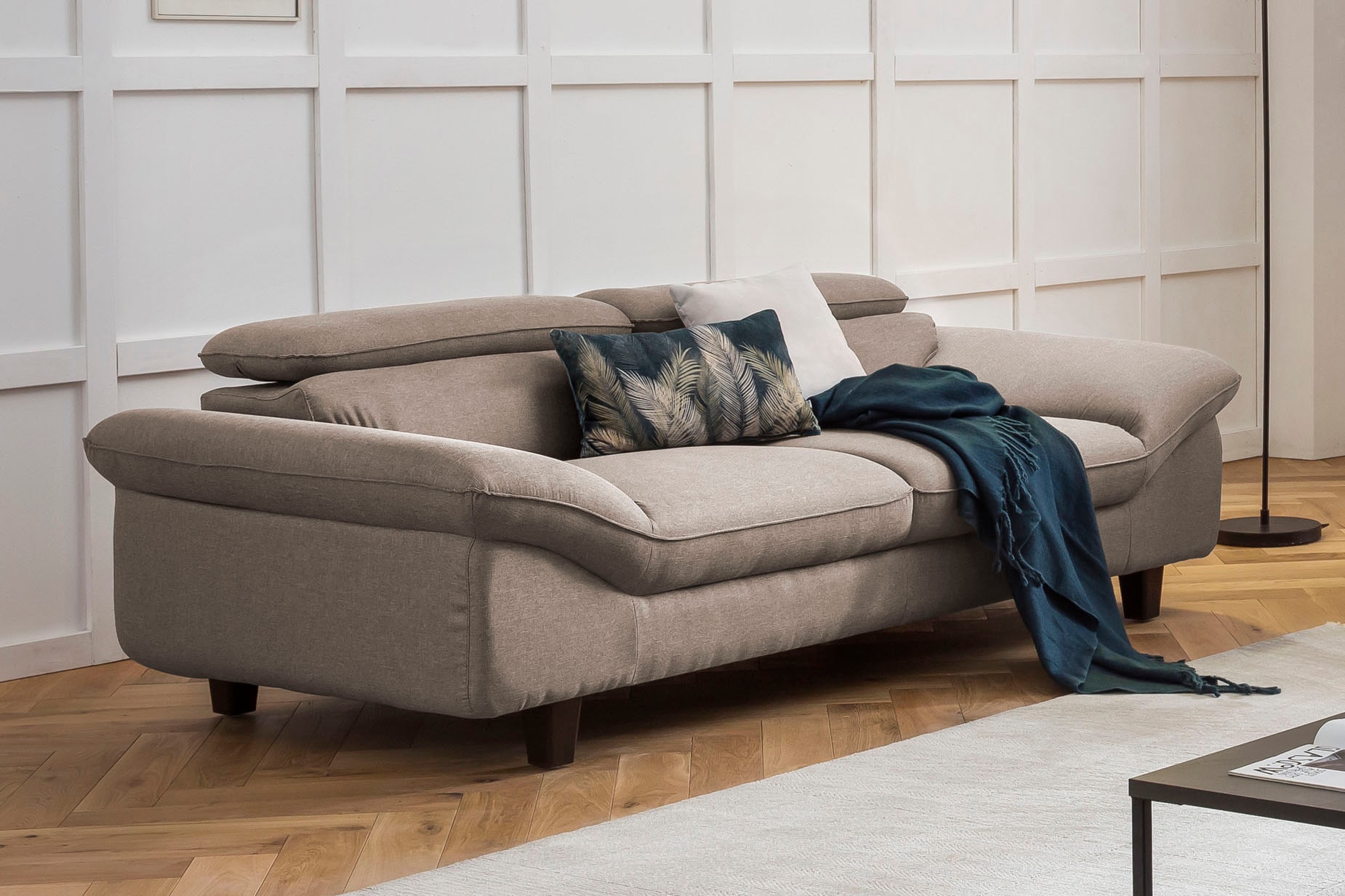 Home affaire 2-Sitzer »Pilot«, Big-Sofa mit Kopfteilverstellung günstig online kaufen