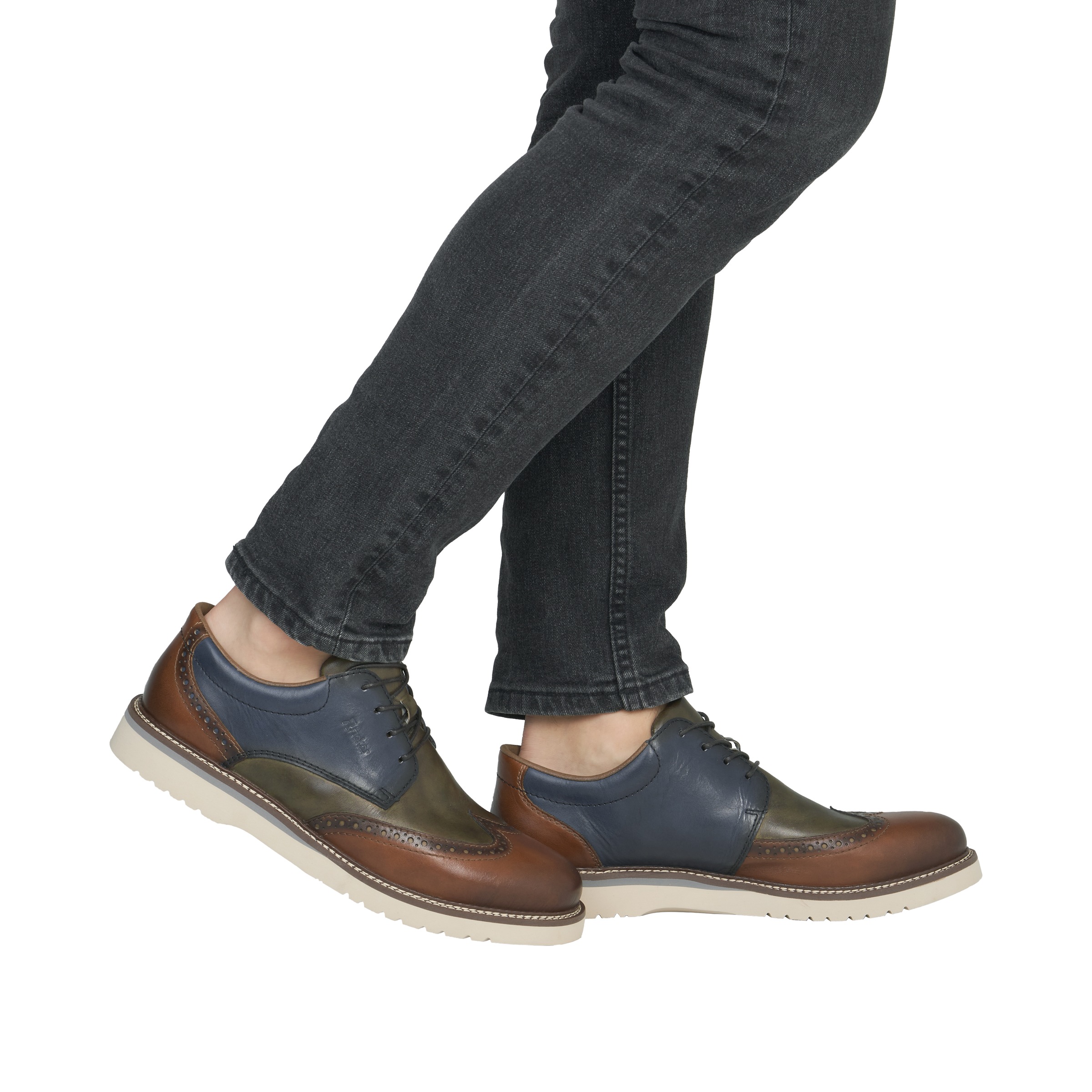 Rieker Schnürschuh  Schnürschuh, Business-Schnürer, Lyralochung, in bequemer Form