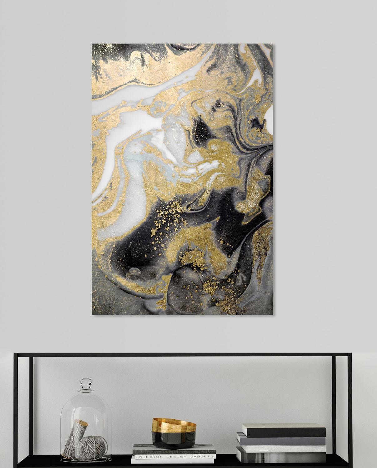 queence Acrylglasbild »Abstrakte Kunst« Abstrakt   Gemälde   Kunst   klassi günstig online kaufen