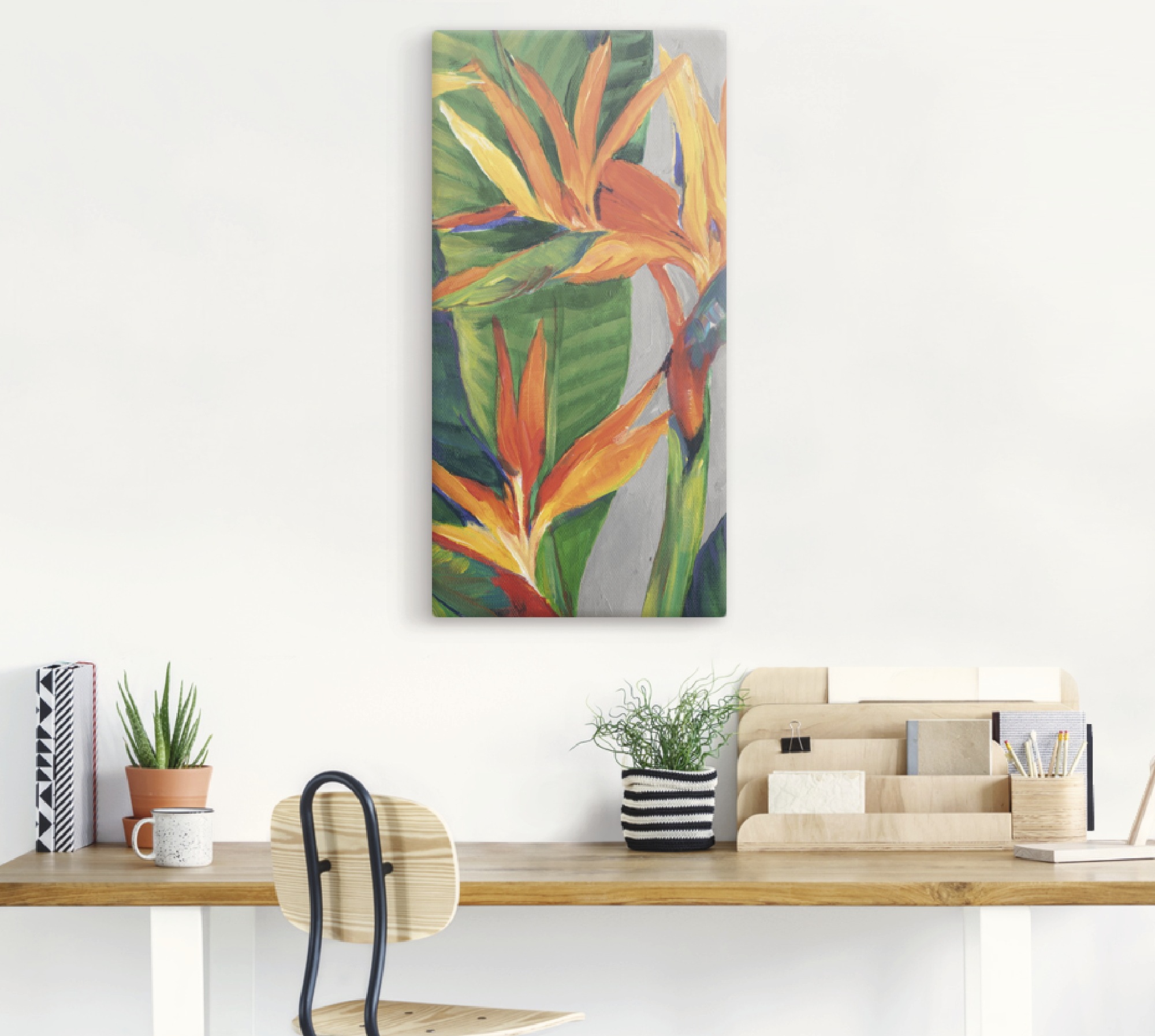 Artland Wandbild "Paradiesvogel II", Pflanzen, (1 St.), als Alubild, Outdoo günstig online kaufen