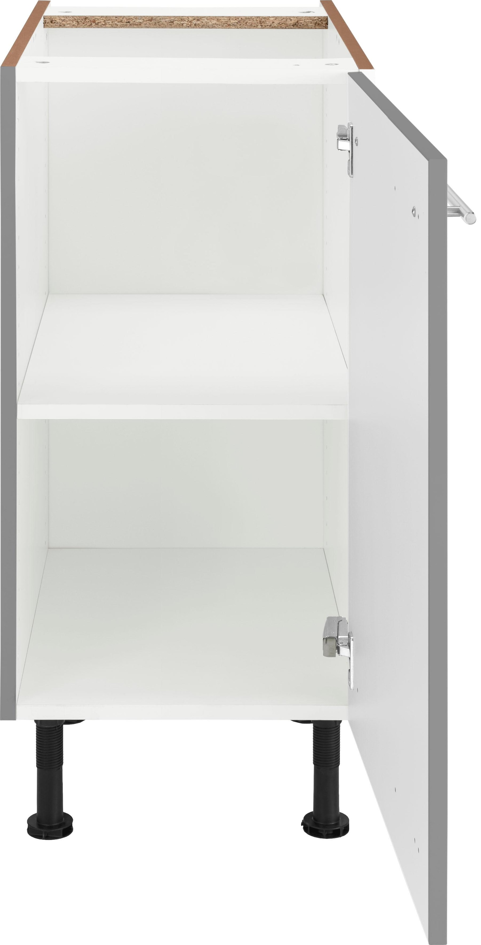 OPTIFIT Unterschrank »Bern«, 30 cm breit, mit 1 Tür mit höhenverstellbaren Füßen, mit Metallgriff