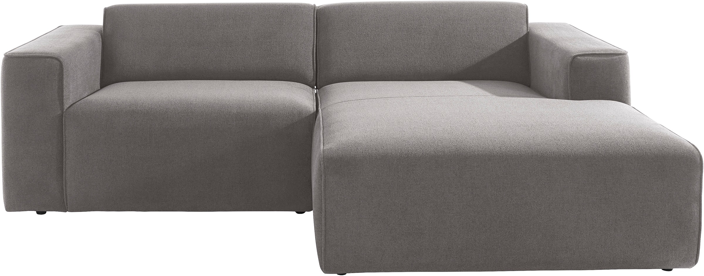 andas Ecksofa »Noord mit Kedernaht, Breite 234 cm«, Cord, Struktur, Webstof günstig online kaufen