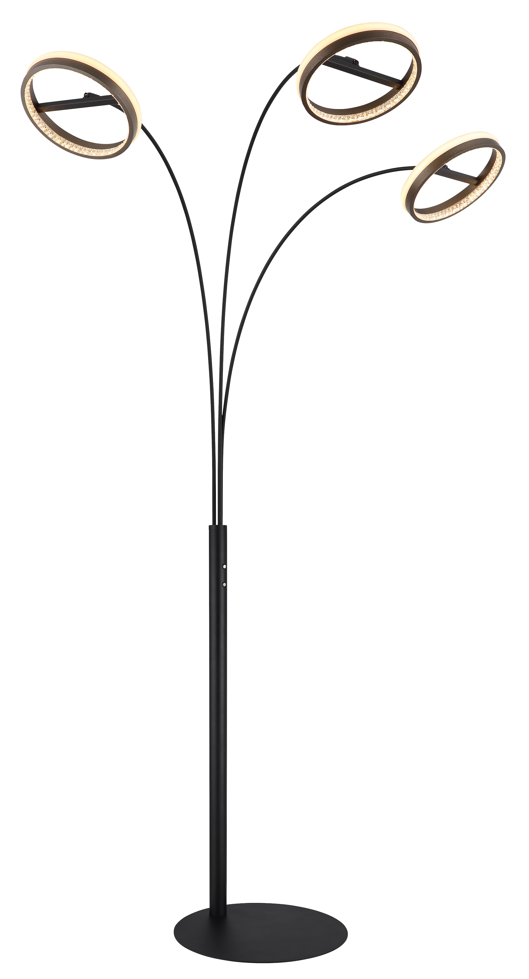 GLOBO LIGHTING Stehlampe »DELLA« LED-Modul 1 Stk. warmweiß - kaltweiß