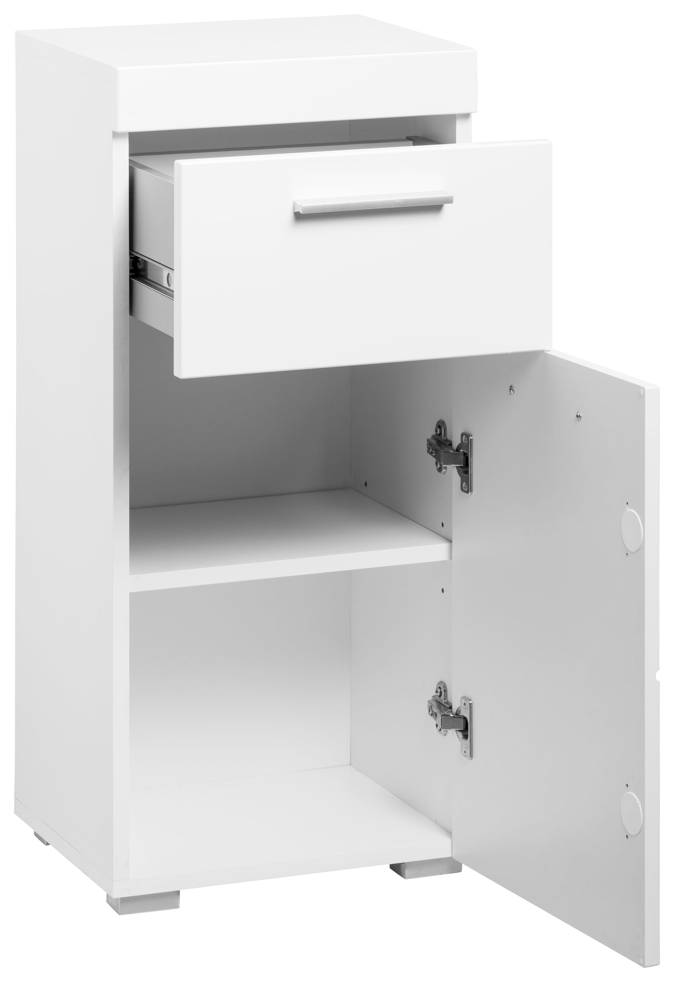 welltime Unterschrank »Avena« Badezimmerkommode mit 1 Schublade und 1 Tür - (B/T/H) 37/31/79 cm