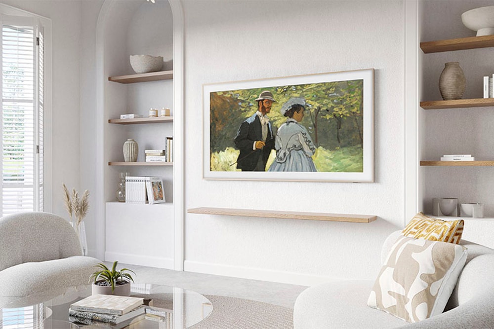 Samsung QLED-Fernseher »GQ43LS03DAU«, 4K Ultra HD, Smart-TV, The Frame, Mattes Display, Art Mode, Austauschbare Rahmen, Dolby Atmos