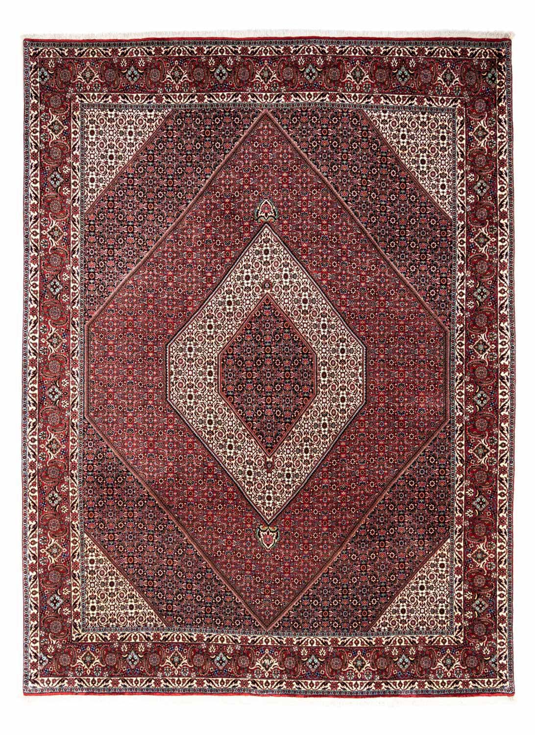 morgenland Wollteppich »Bidjar Takab Medaillon Rosso 338 x 249 cm«, rechtec günstig online kaufen