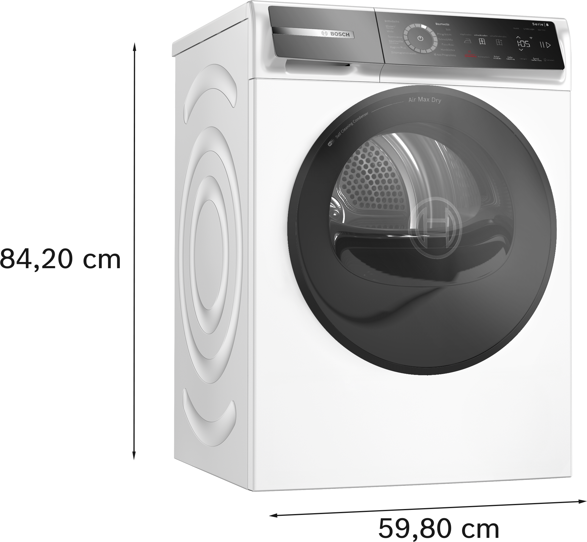 BOSCH Wärmepumpentrockner »WRB247C40« Serie 8