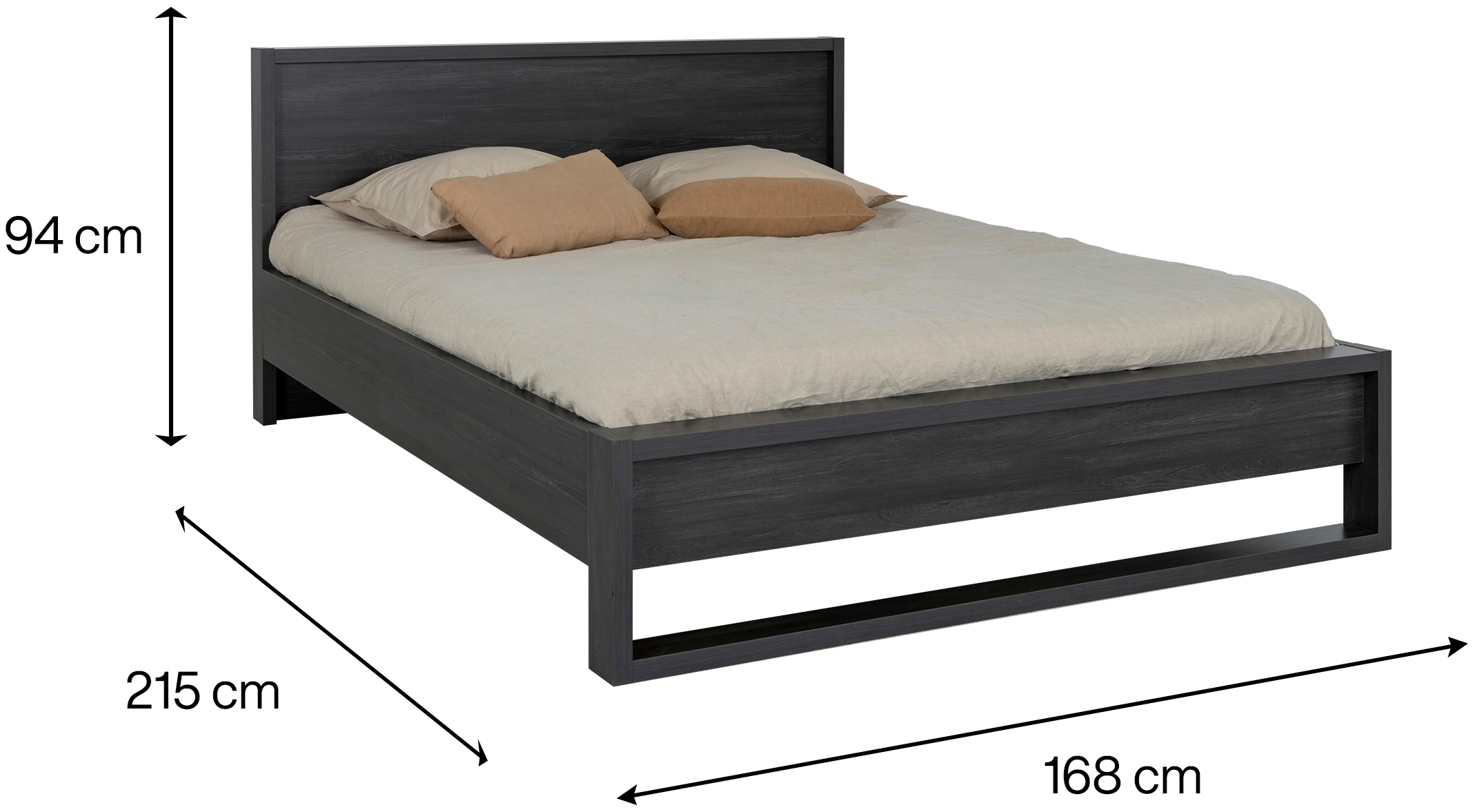 Gami Bett »ALANA«, Luxuriöses,hochwertiges Bett, Liegefläche 160 x 200 cm, ohne Matratze