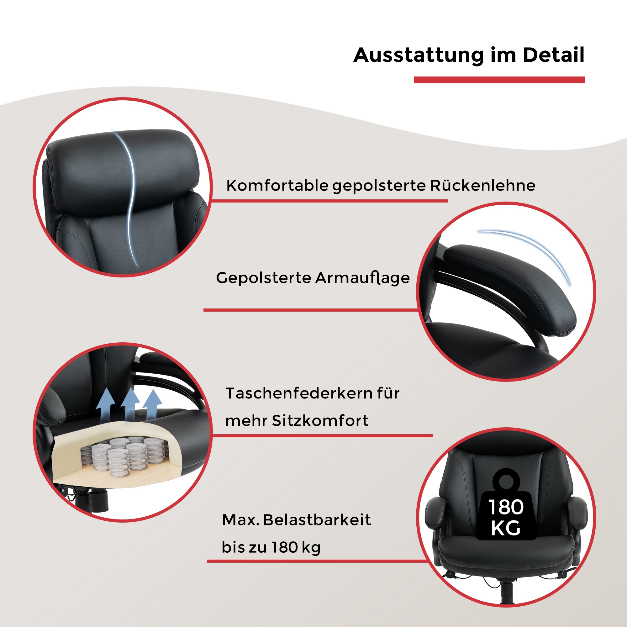 Duo Collection Chefsessel »Ennio« () Federkern, bis 180kg