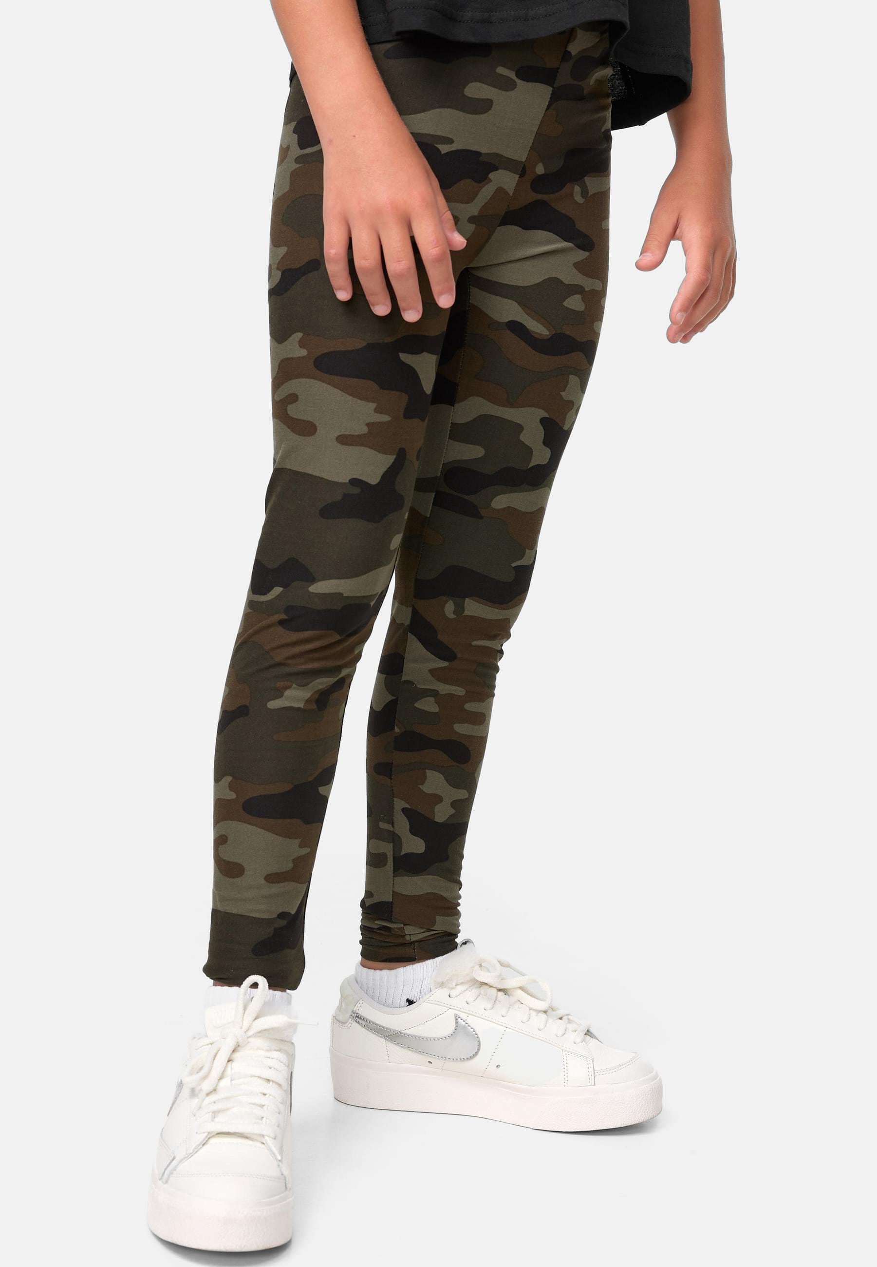 URBAN CLASSICS Leggings »Urban Classics Damen Girls Camo Leggings«
