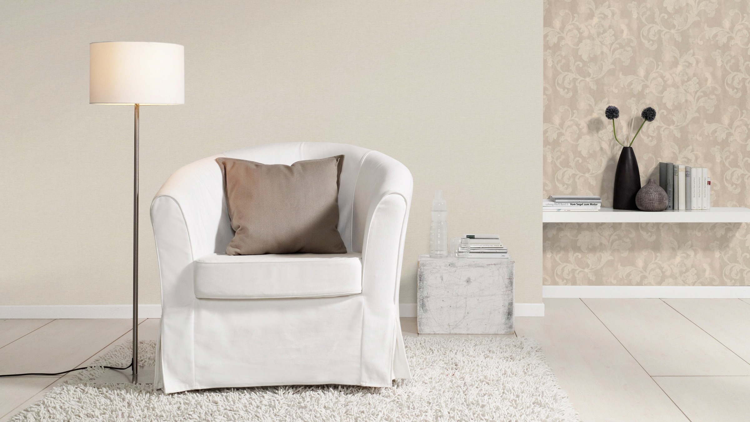 Rasch Vliestapete »Denzo« uni geprägt