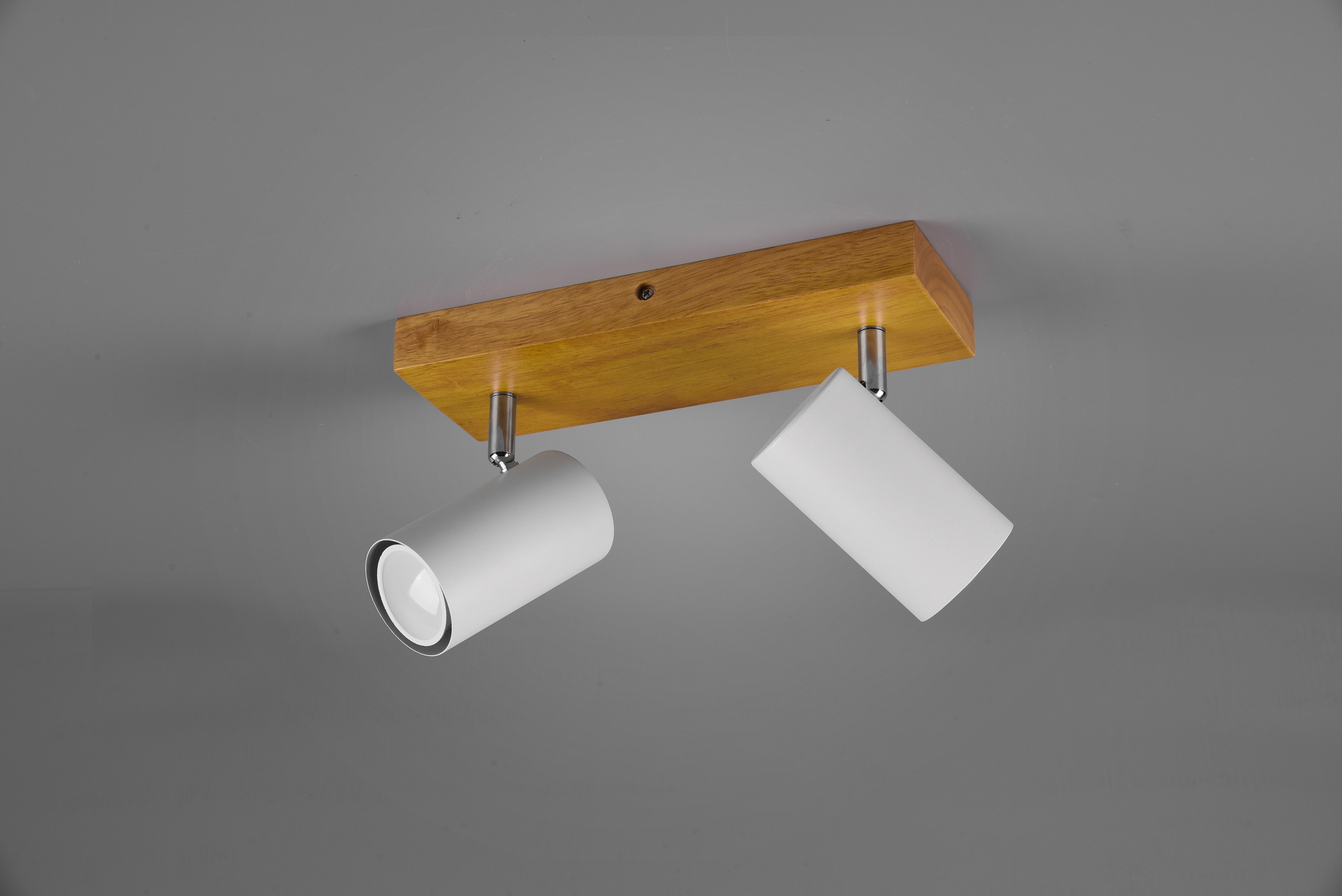 TRIO Leuchten Deckenstrahler »Marley« GU10 1 Stk. mit Holz Baldachin, Strah günstig online kaufen