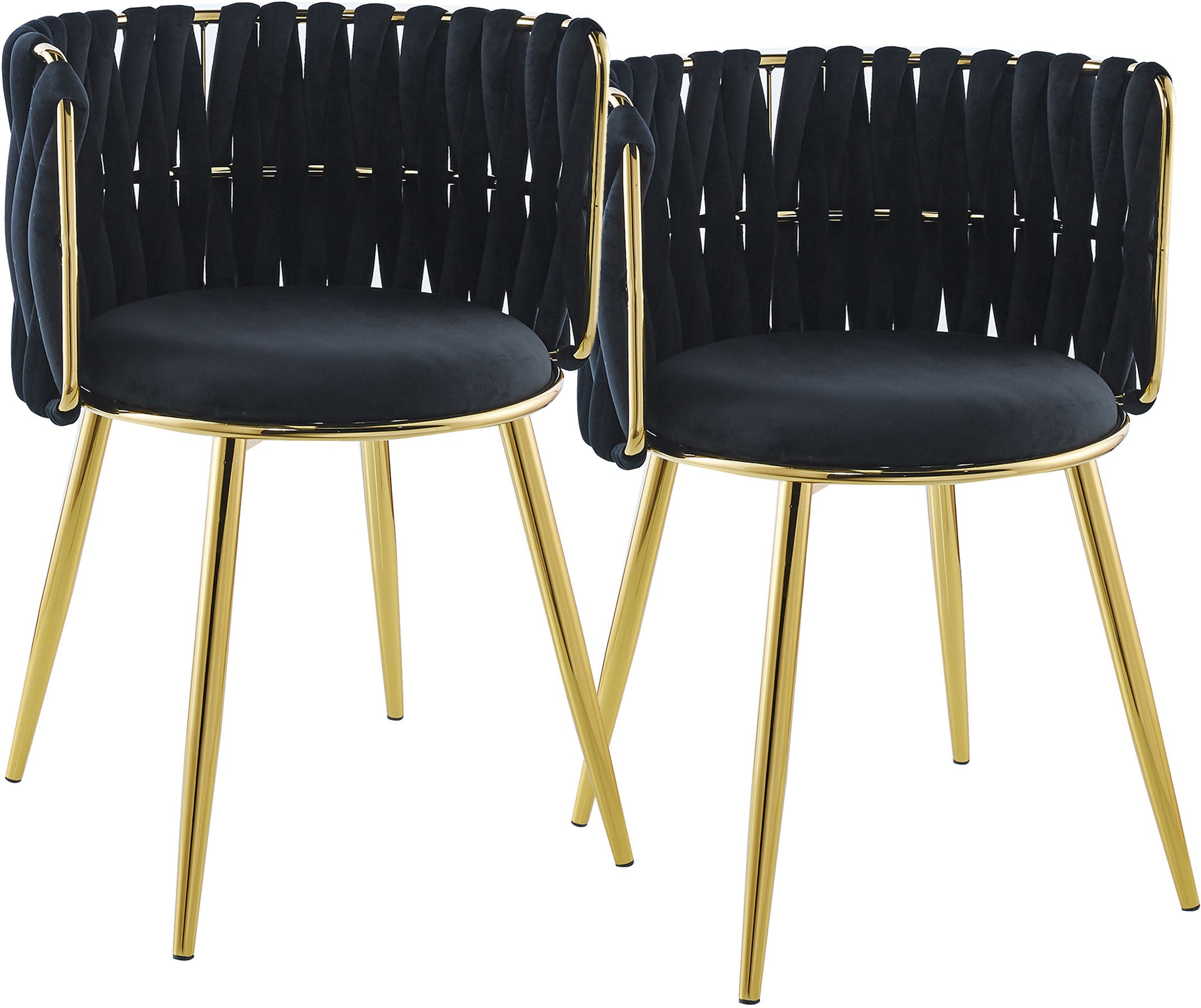 Kayoom Polsterstuhl »Stuhl Melly 125 2er-Set,tolles Design der Rückenlehne, günstig online kaufen