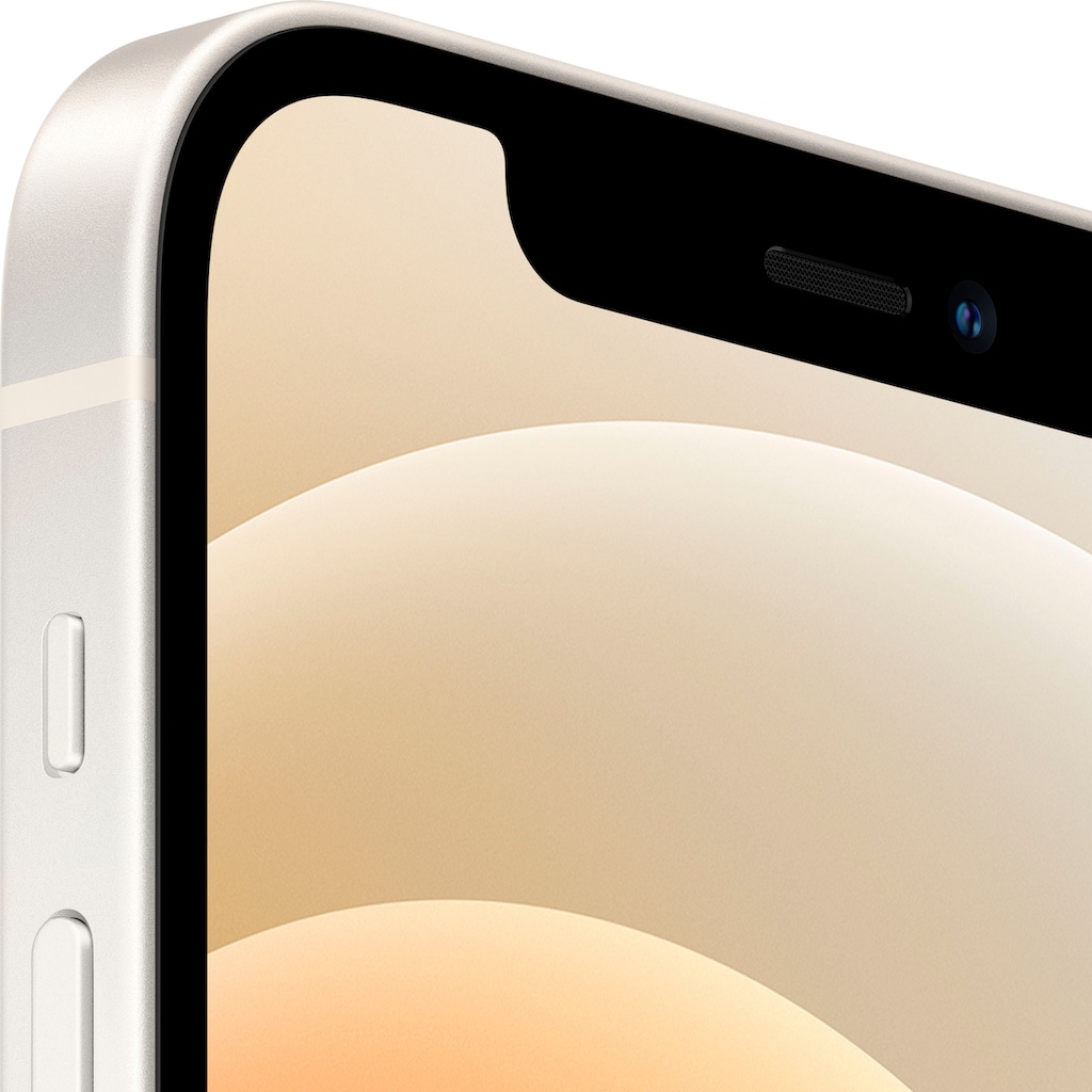 Apple Smartphone »iPhone 12«, (15,5 cm/6,1 Zoll, 64 GB Speicherplatz, 12 MP Kamera), ohne Strom Adapter und Kopfhörer, kompatibel mit AirPods, AirPods Pro, Earpods Kopfhörer