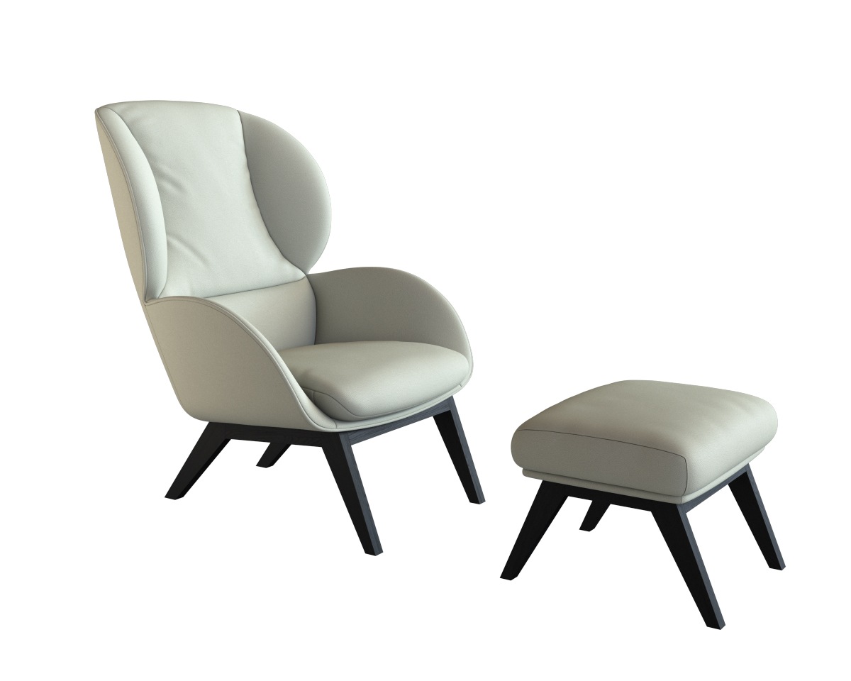 FLEXLUX Ohrensessel »Adria Designsessel, Loungesessel,«, Stil & Komfort, or günstig online kaufen