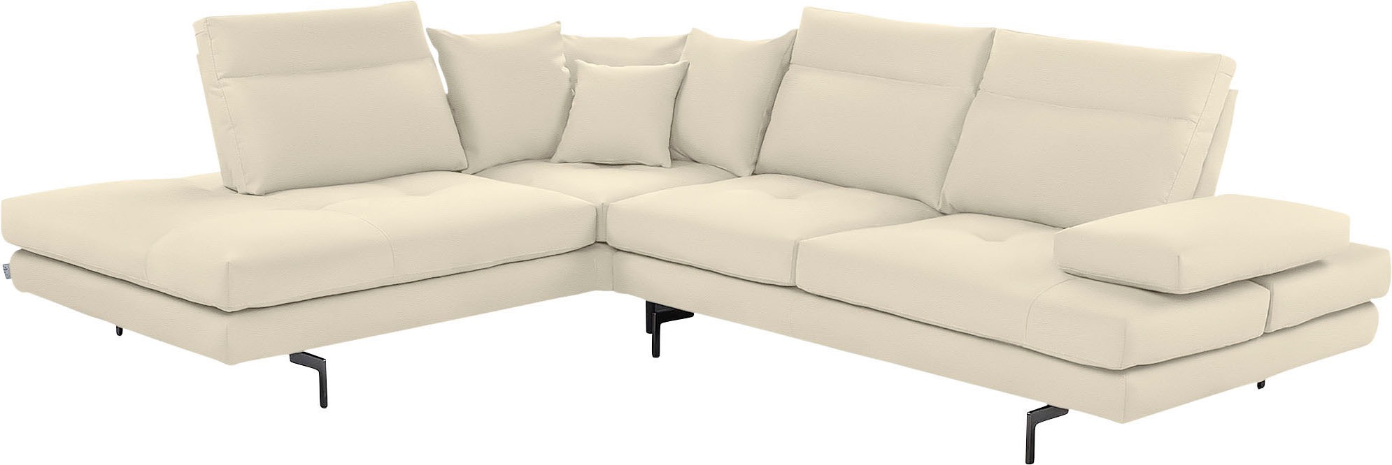 CALIA ITALIA Ecksofa »Toby Wing, Komfortsofa mit Sitzkomfort der Extraklass günstig online kaufen