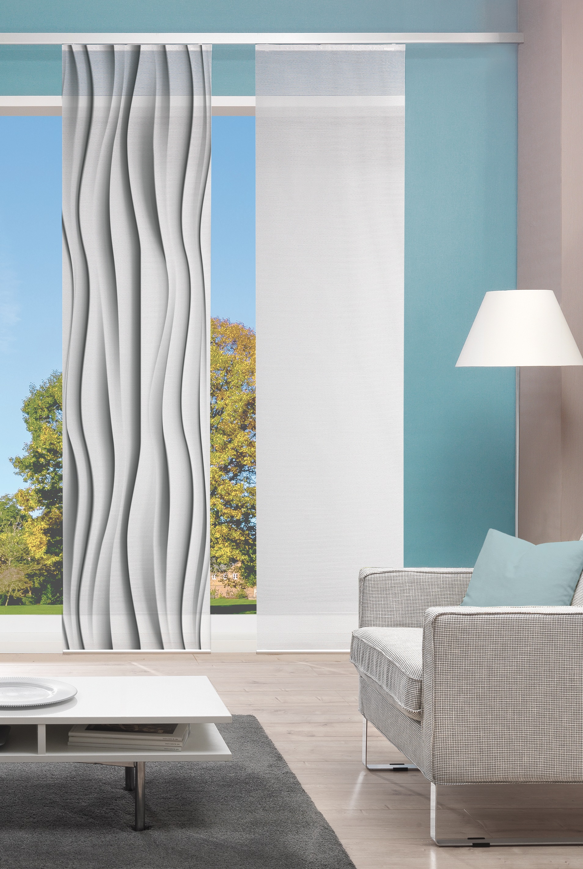 Vision S Schiebegardine »WELLO« Paneelwagen 1 Stk. tlg. HxB: 260x60, BAMBUS günstig online kaufen