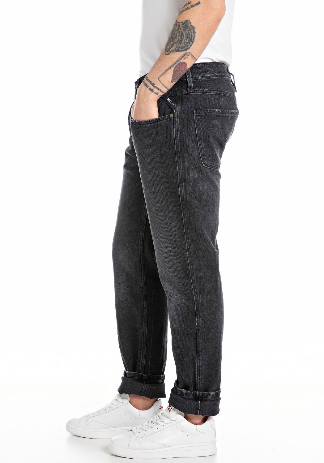 Replay Slim-fit-Jeans »ANBASS HYPERFLEX BIO«