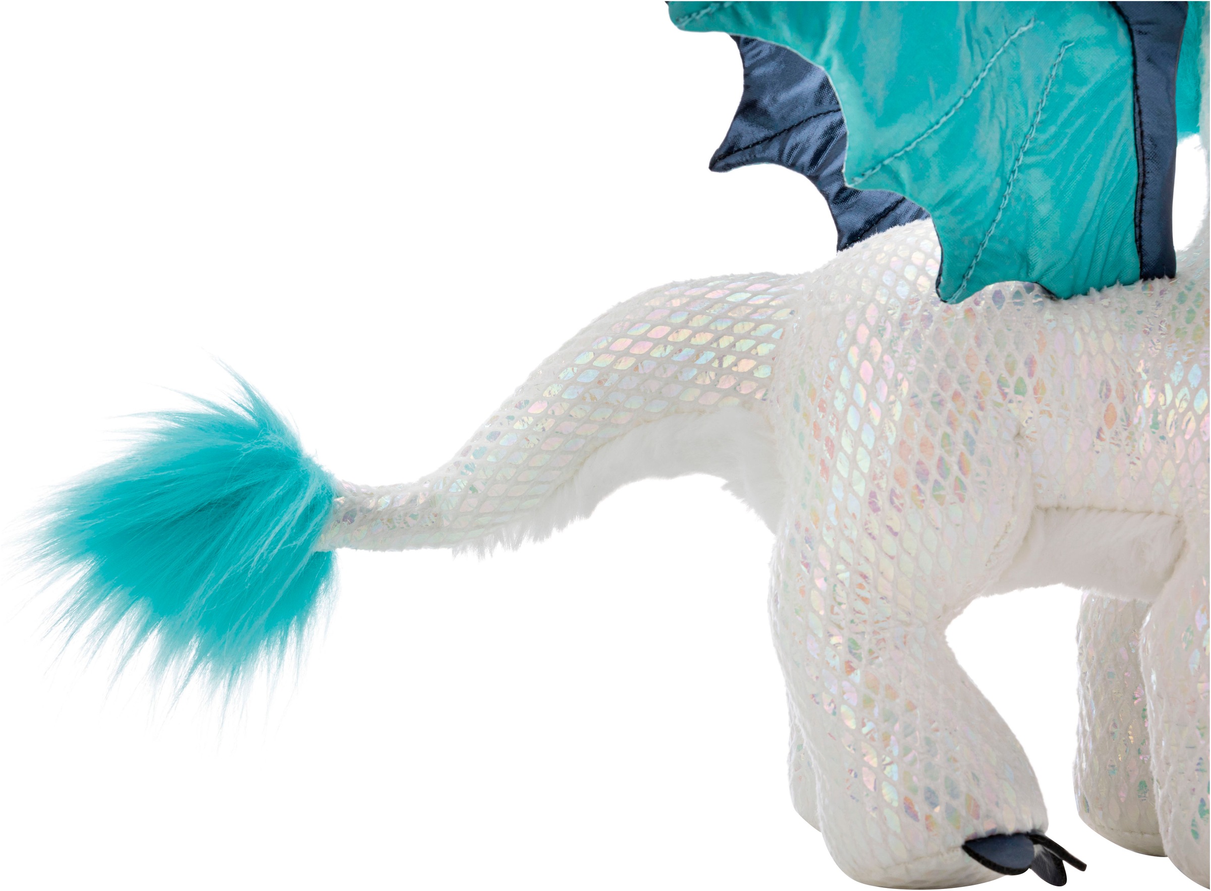 Nici Kuscheltier »Winter, Drache Zafura, 27 cm stehend«, sitzend; enthält recyceltes Material
