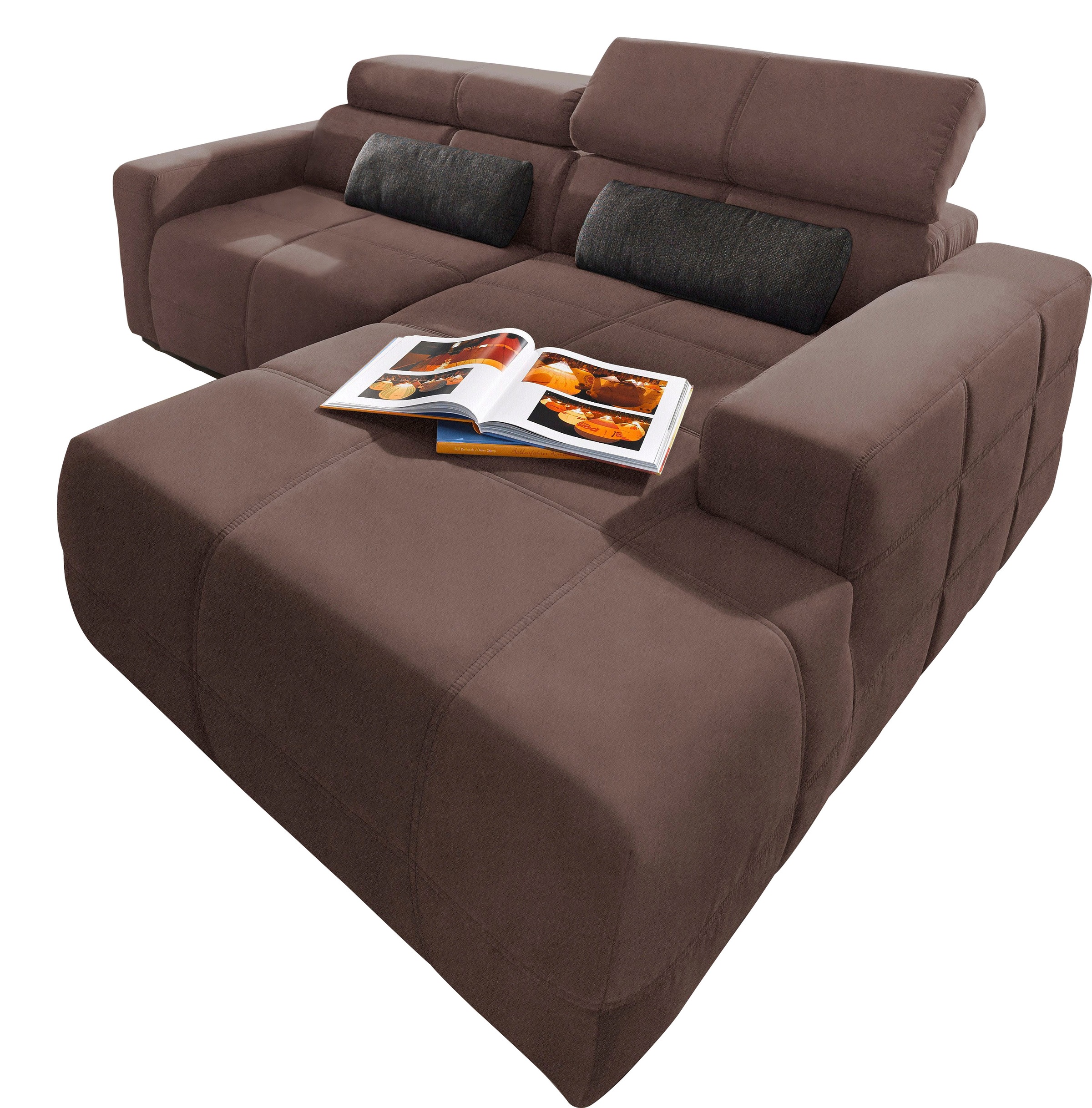 DOMO collection Ecksofa »Brandon kleine Ausführung B/T/H: 214/100/80 cm«, M günstig online kaufen