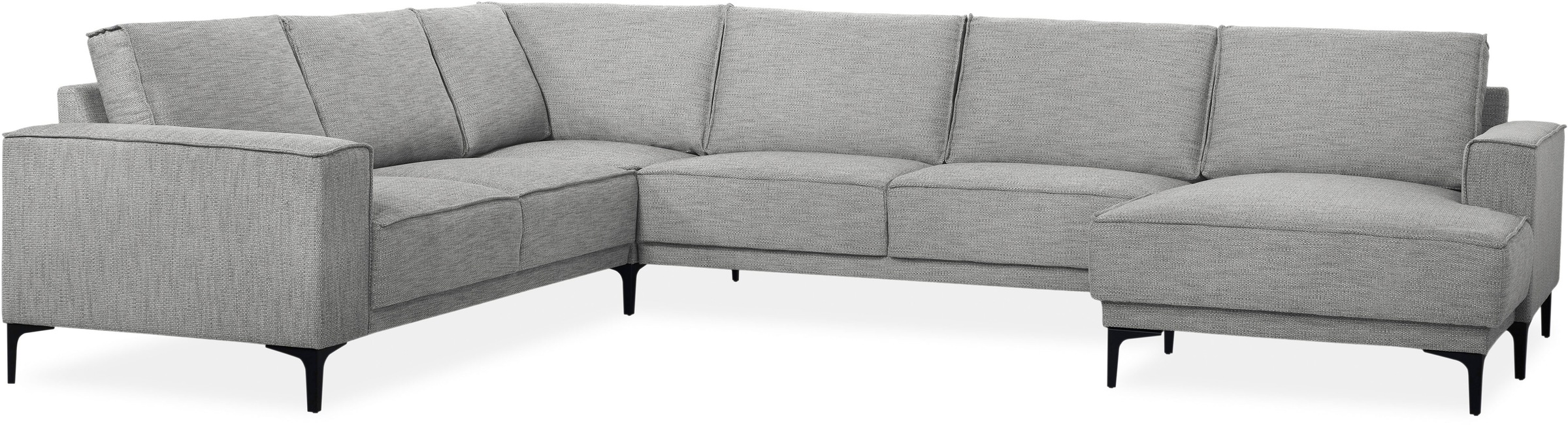 OTTO home Wohnlandschaft »XXL Sofa Oland, Struktur, Flachgewebe, Luxus-Micr günstig online kaufen